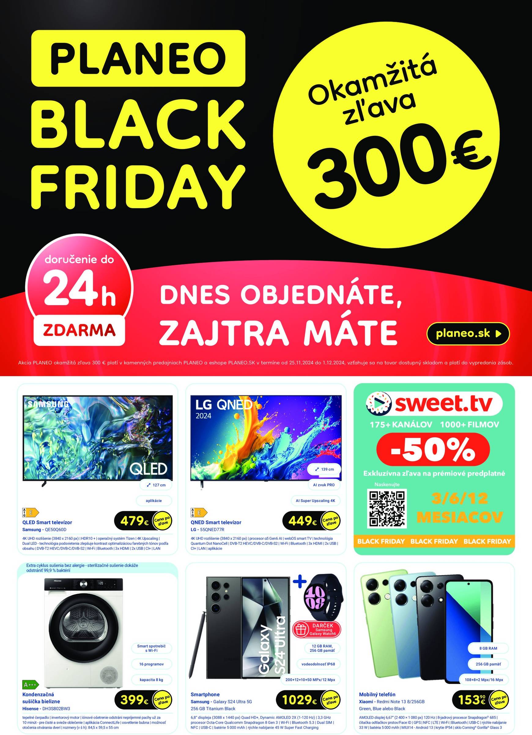 planeo-elektro - Planeo elektro - Black Friday leták platný od 25.11. - 01.12.