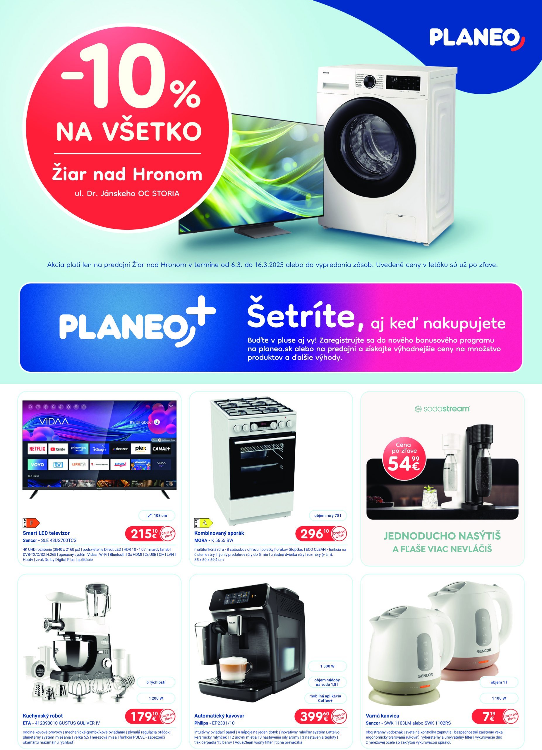 planeo-elektro - Planeo elektro - Žair nad Hronom leták platný od 06.03. - 16.03.