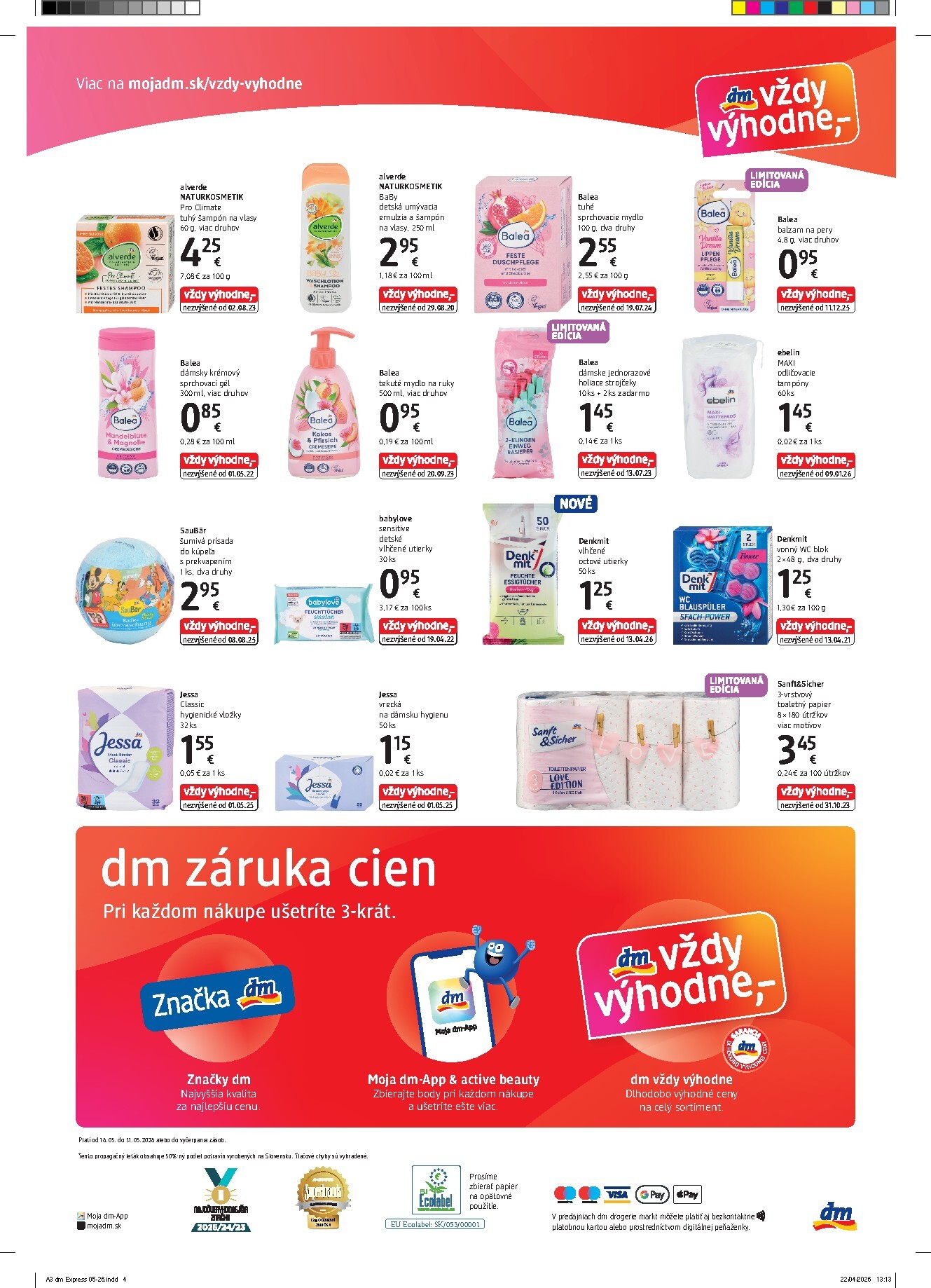 dm-drogerie - Aktuálny dm drogerie - Express leták od piatku, 01.05.2026 do nedele, 31.05.2026 - page: 4