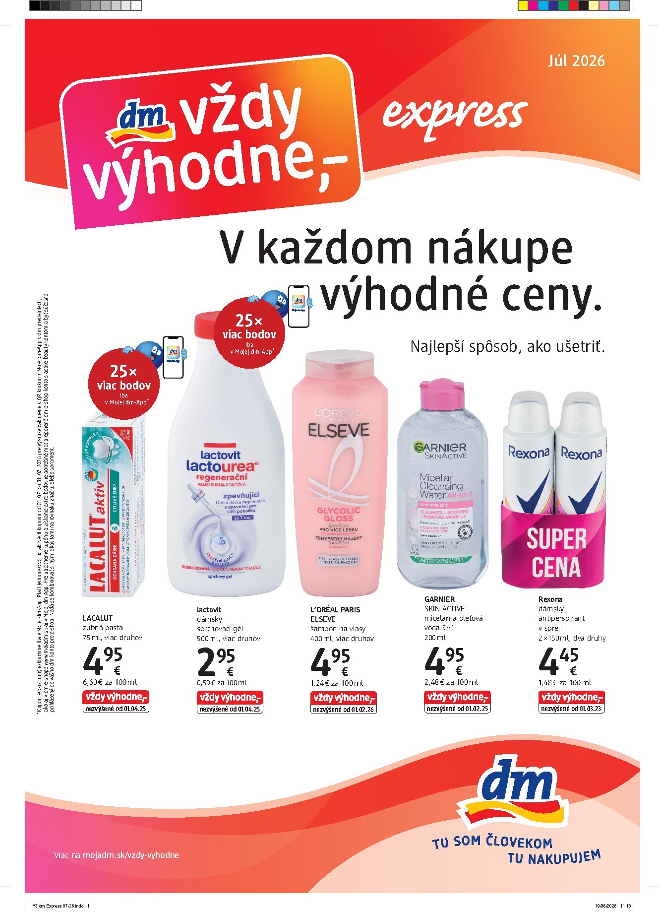dm-drogerie - Aktuálny dm drogerie express leták od stredy, 01.07.2026 do piatku, 31.07.2026 - page: 1