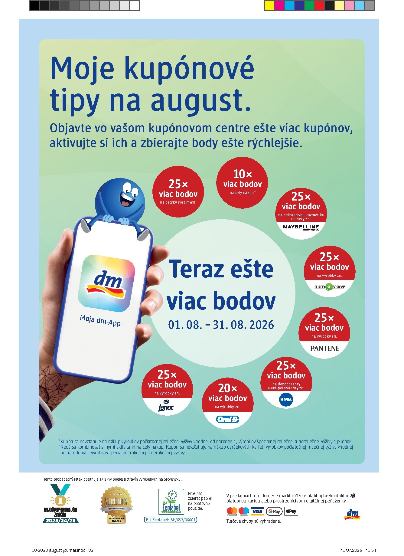 dm-drogerie - Aktuálny dm drogerie leták od soboty, 01.08.2026 do pondelka, 31.08.2026 - page: 32