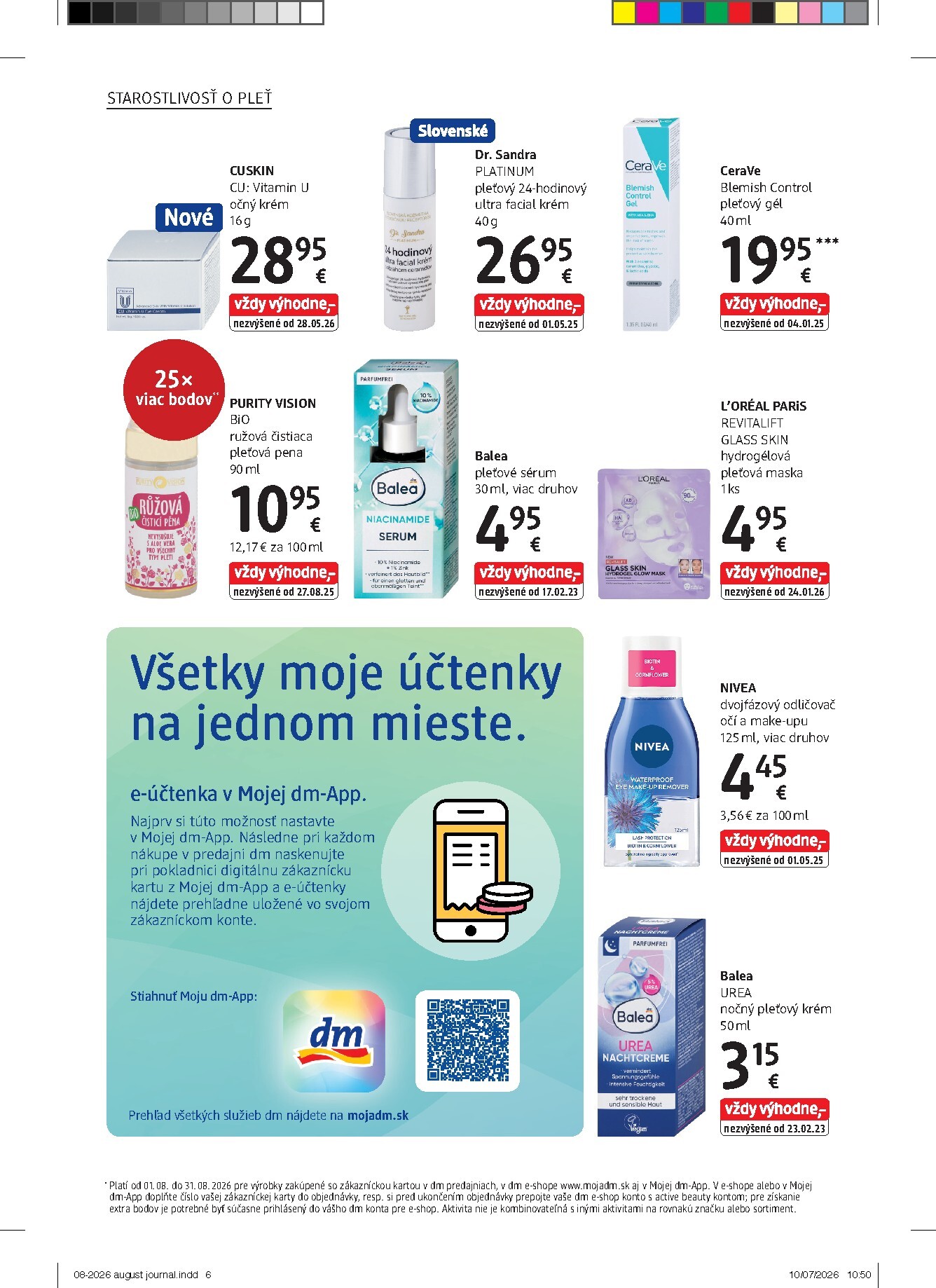 dm-drogerie - Aktuálny dm drogerie leták od soboty, 01.08.2026 do pondelka, 31.08.2026 - page: 6