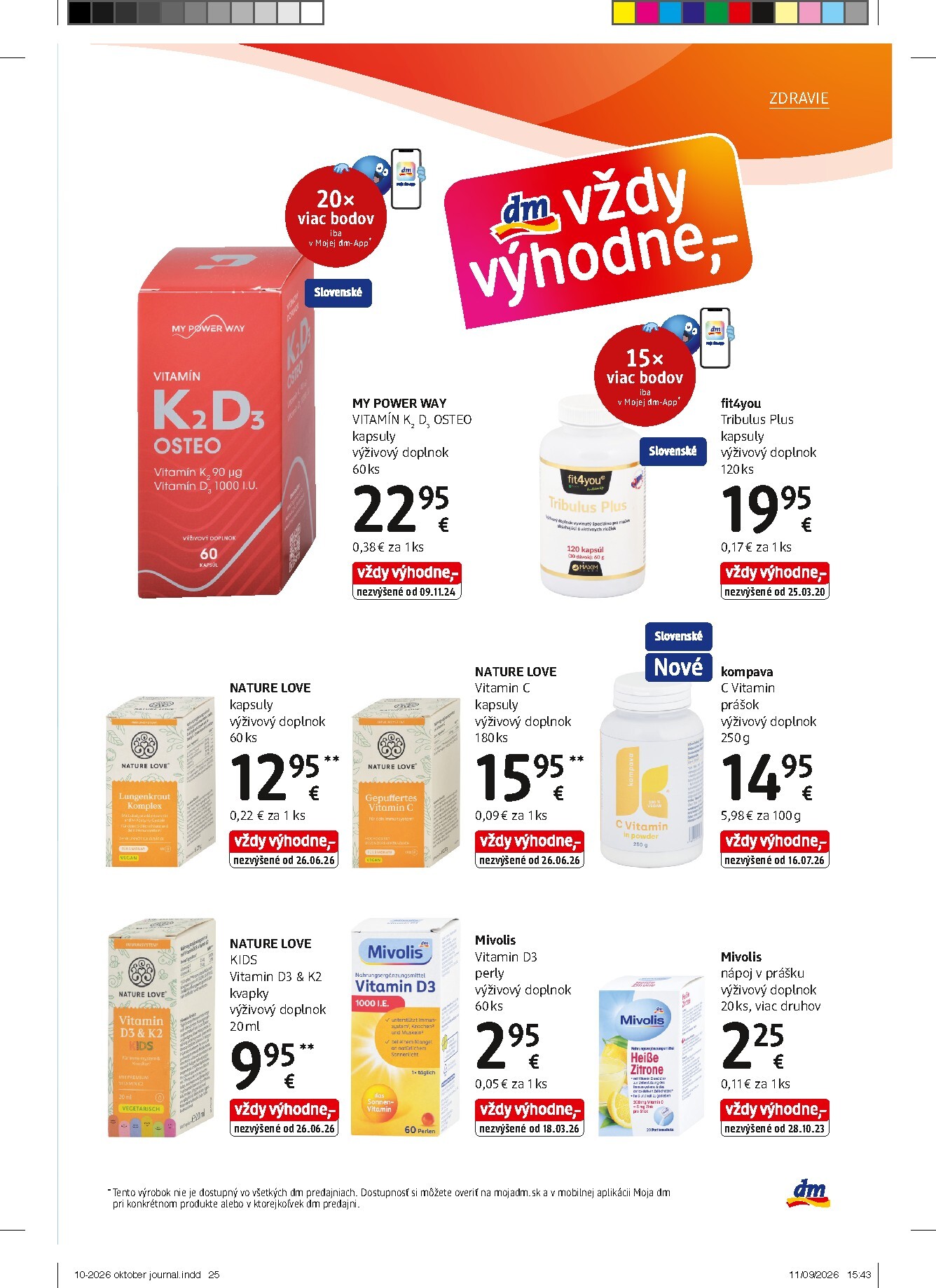 dm-drogerie - Aktuálny dm drogerie leták od štvrtka, 01.10.2026 do soboty, 31.10.2026 - page: 25