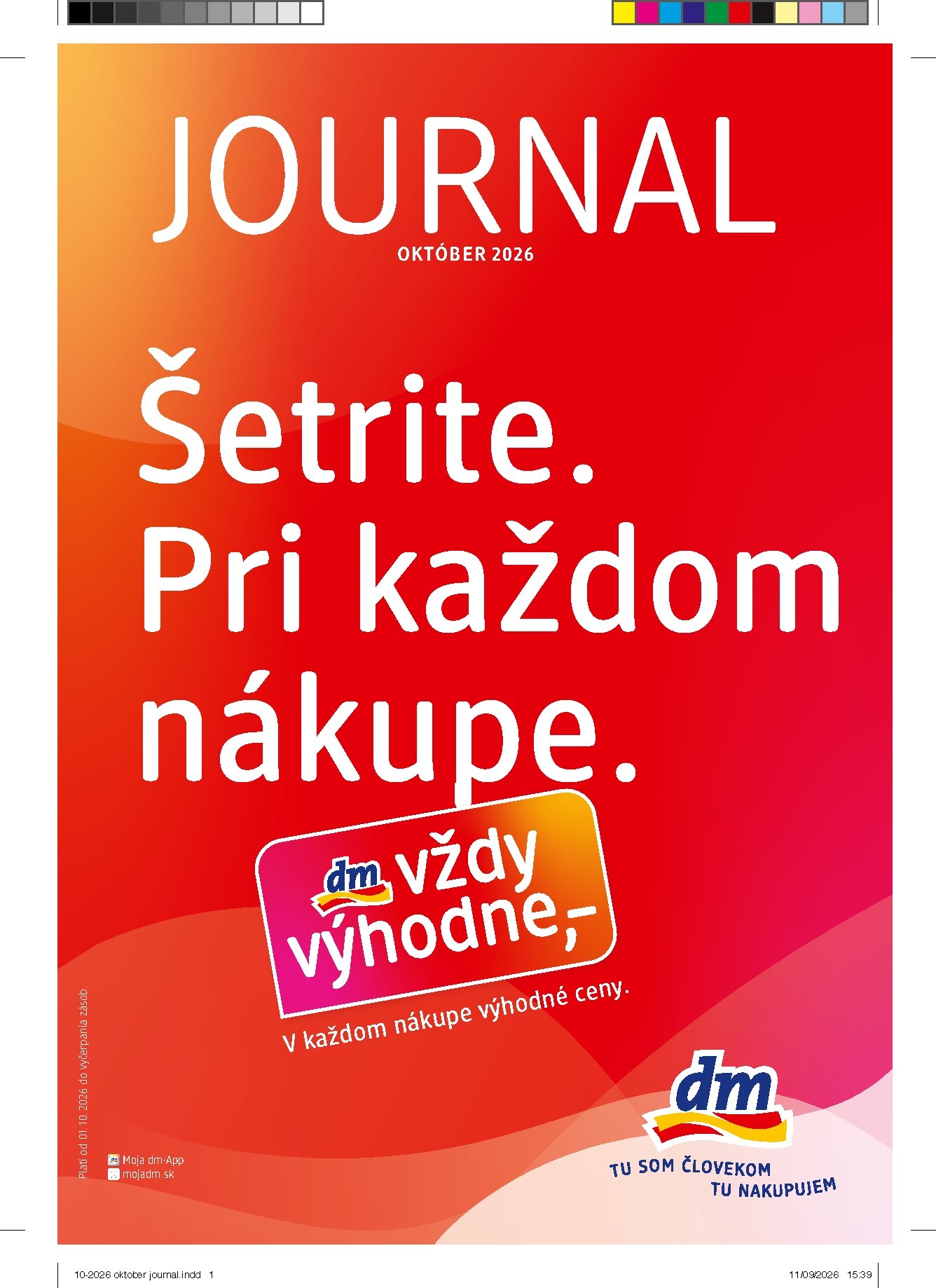 dm-drogerie - Aktuálny dm drogerie leták od štvrtka, 01.10.2026 do soboty, 31.10.2026 - page: 1