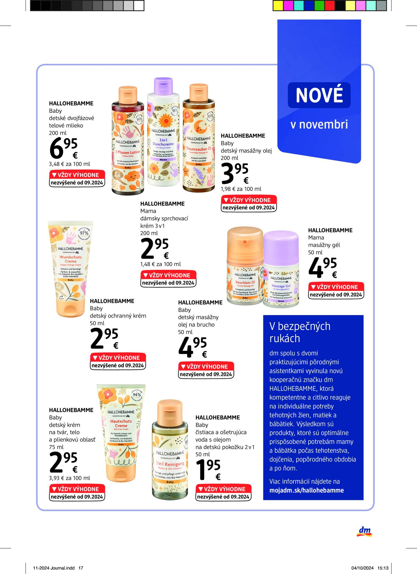 dm-drogerie - dm drogerie - Journal a active beauty leták platný od 01.11. - 30.11. - page: 17