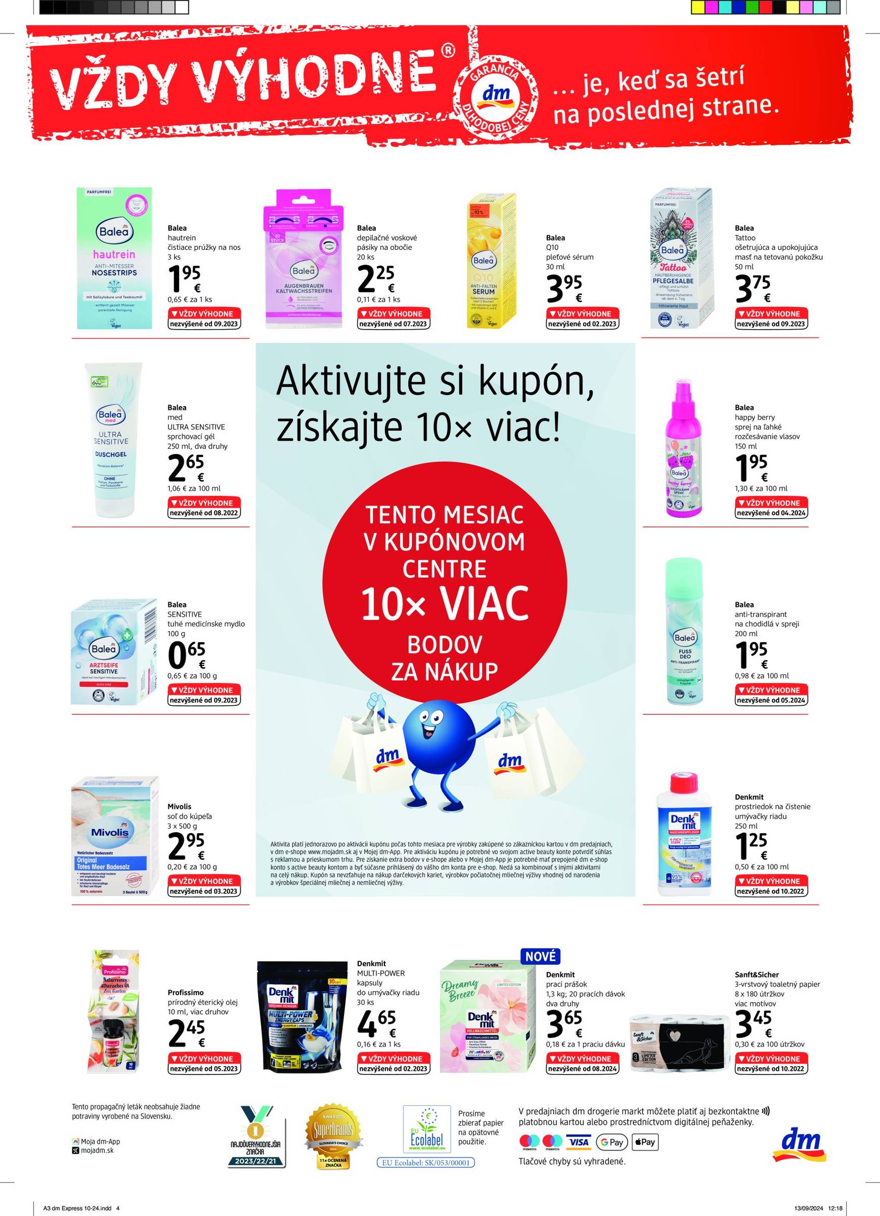 dm-drogerie - dm drogerie markt - Journal active beauty leták platný od 01.10. - 31.10. - page: 4