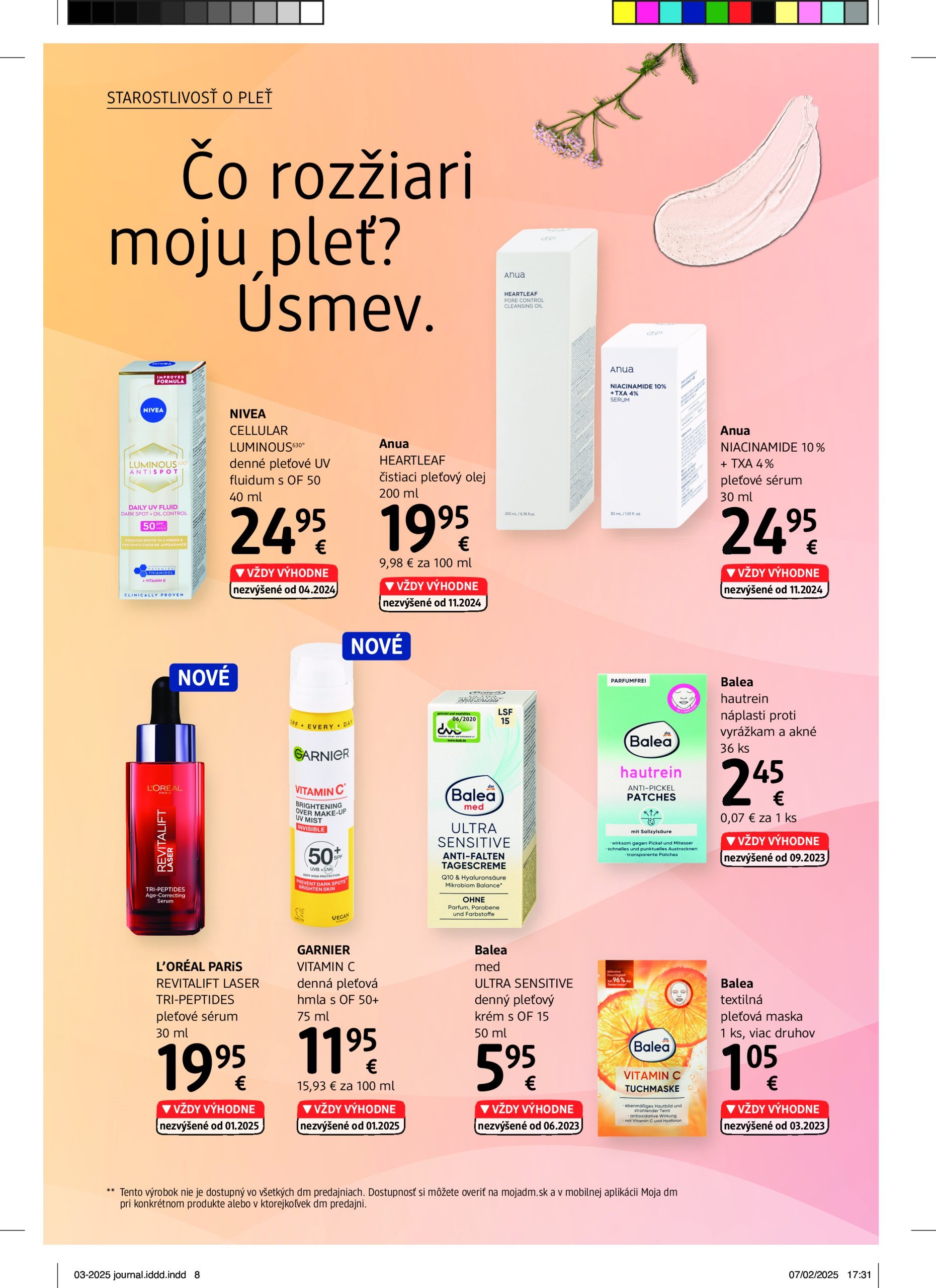 dm-drogerie - dm drogerie - Journal a active beauty leták platný od 01.03. - 31.03. - page: 8