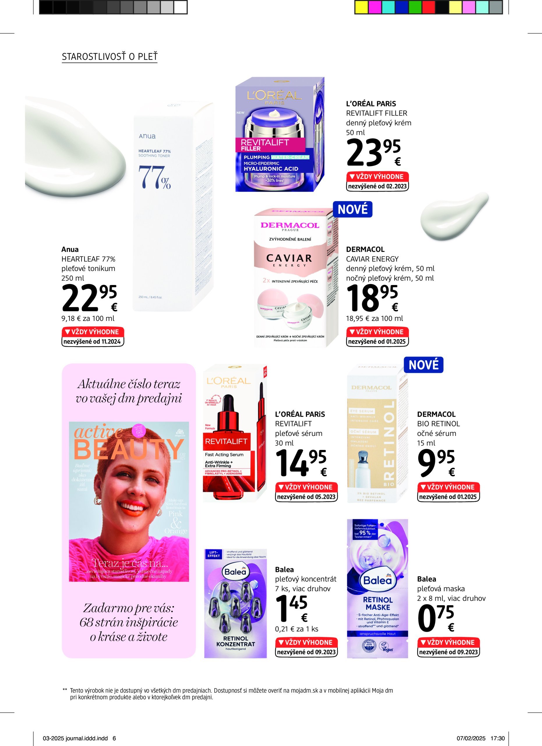 dm-drogerie - dm drogerie - Journal a active beauty leták platný od 01.03. - 31.03. - page: 6