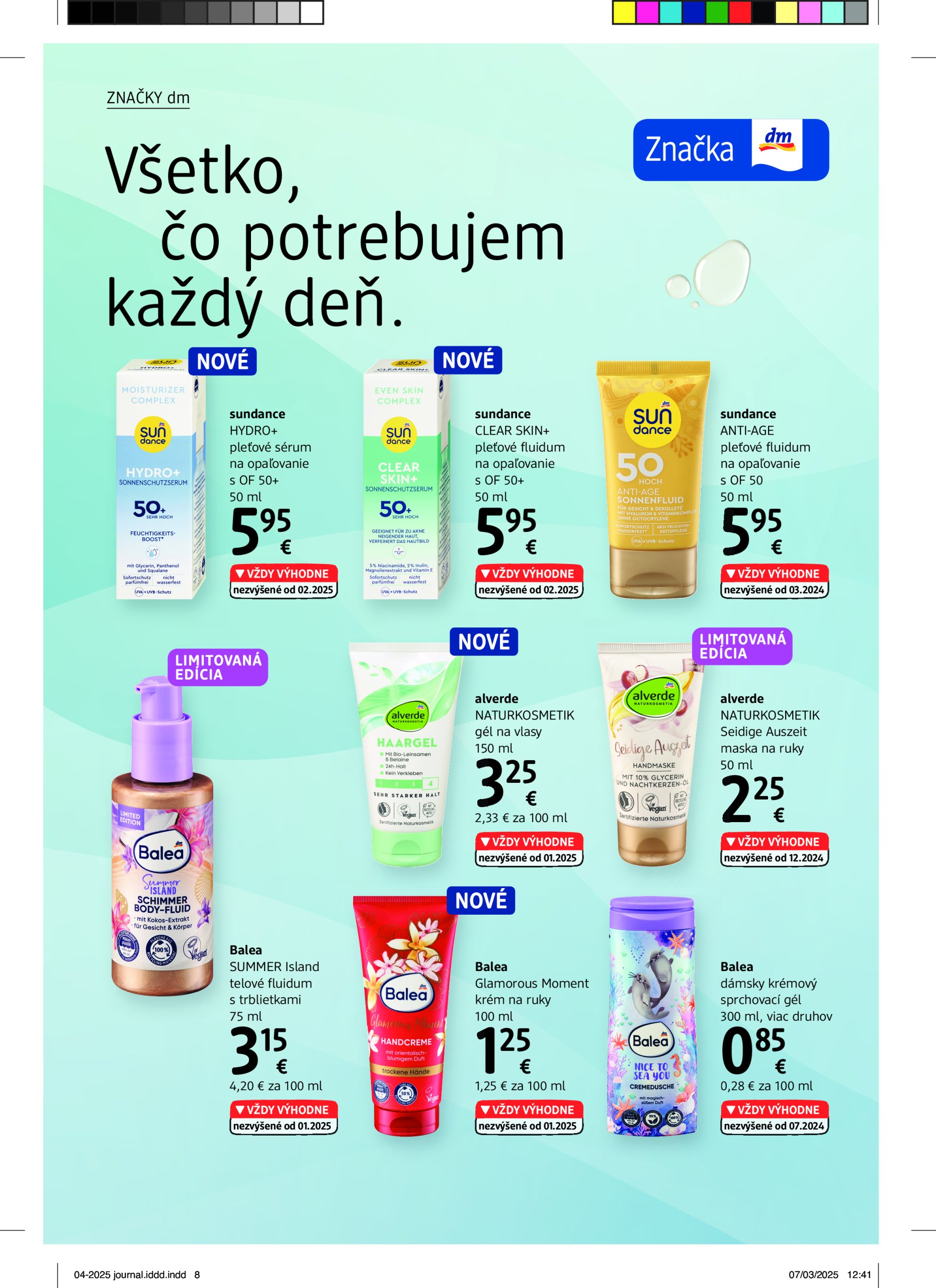 dm-drogerie - dm drogerie leták platný od 01.04. - 30.04. - page: 8