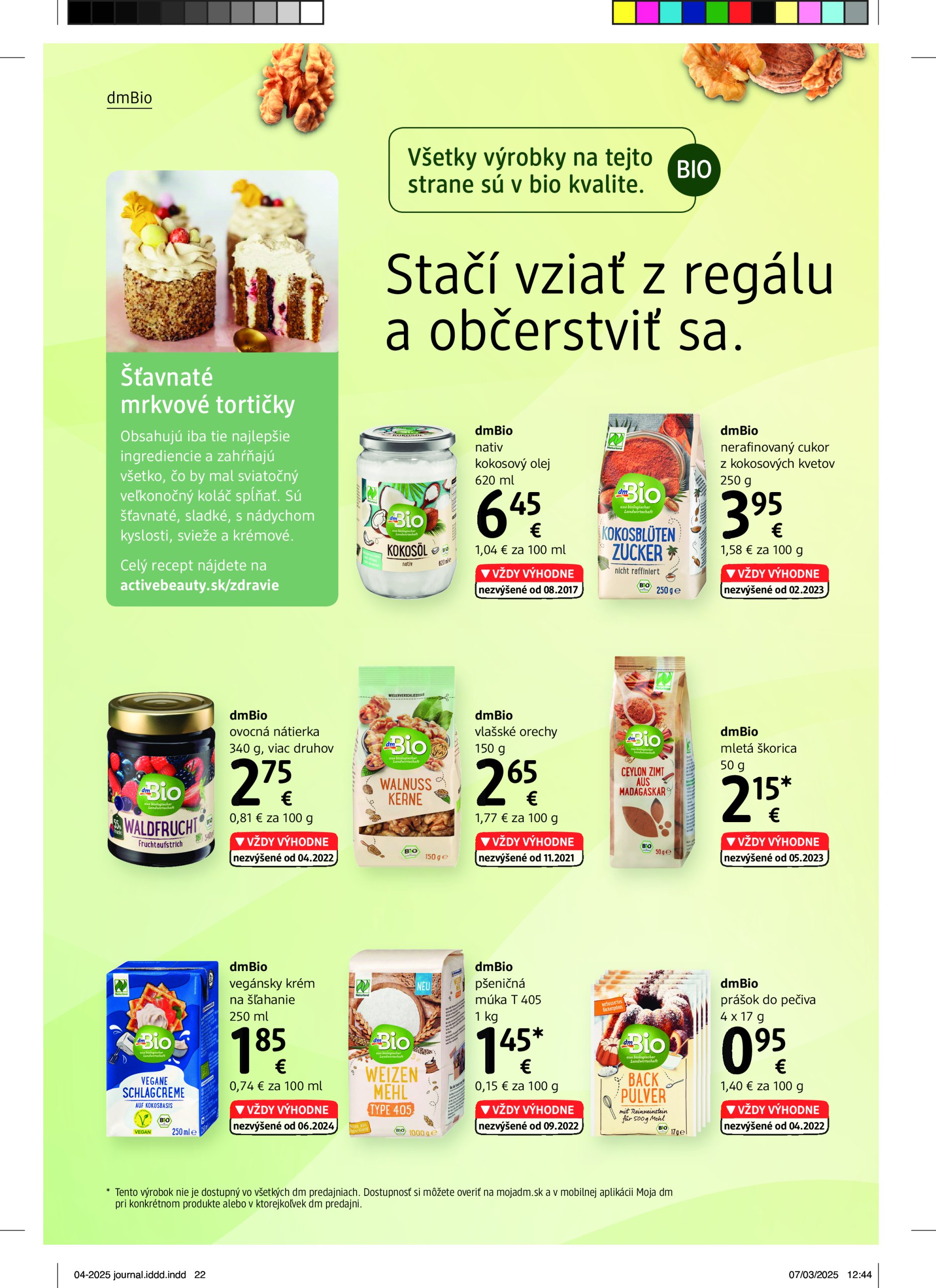 dm-drogerie - dm drogerie leták platný od 01.04. - 30.04. - page: 22