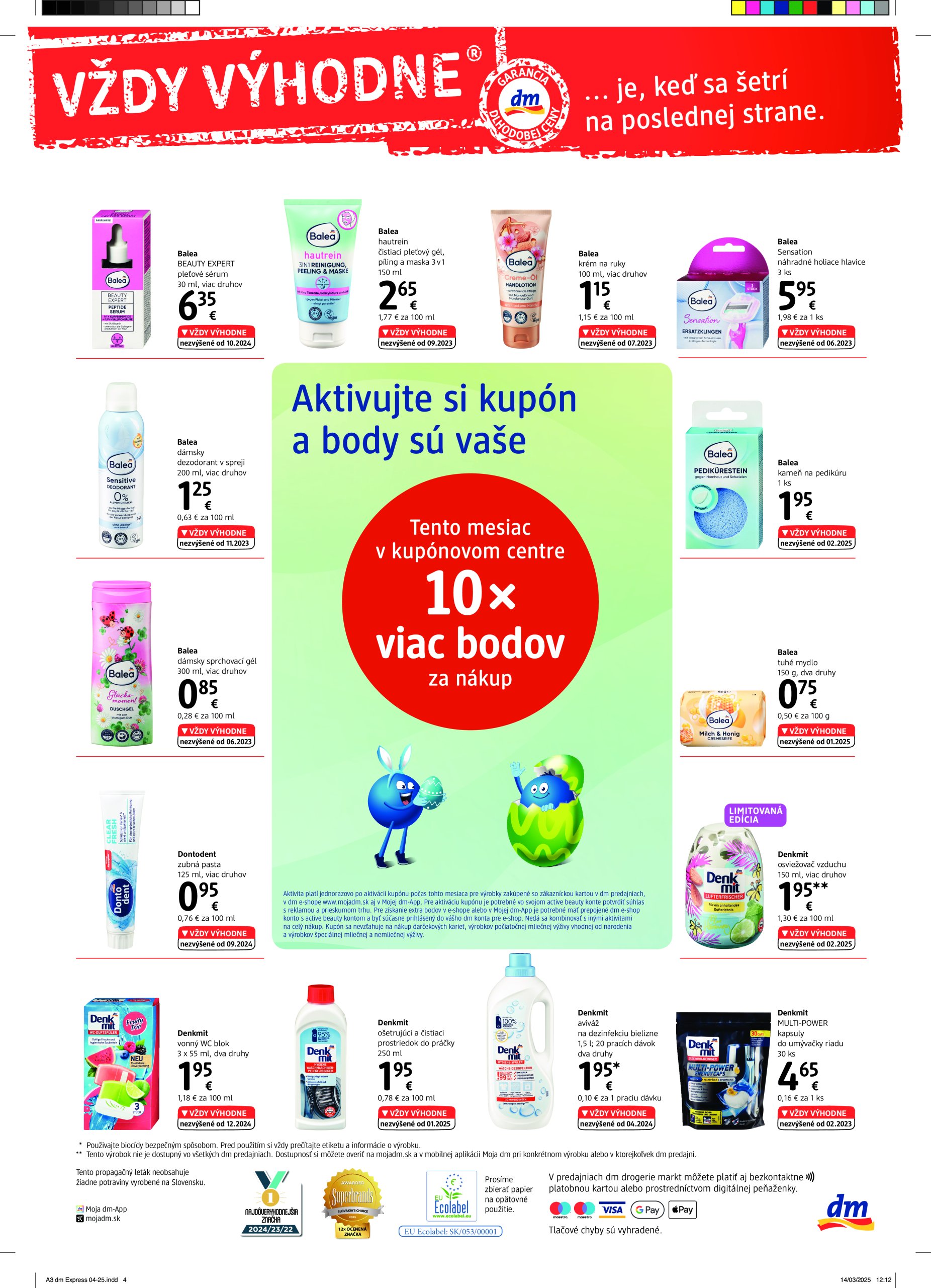 dm-drogerie - dm drogerie - Journal express leták platný od 15.04. - 30.04. - page: 4