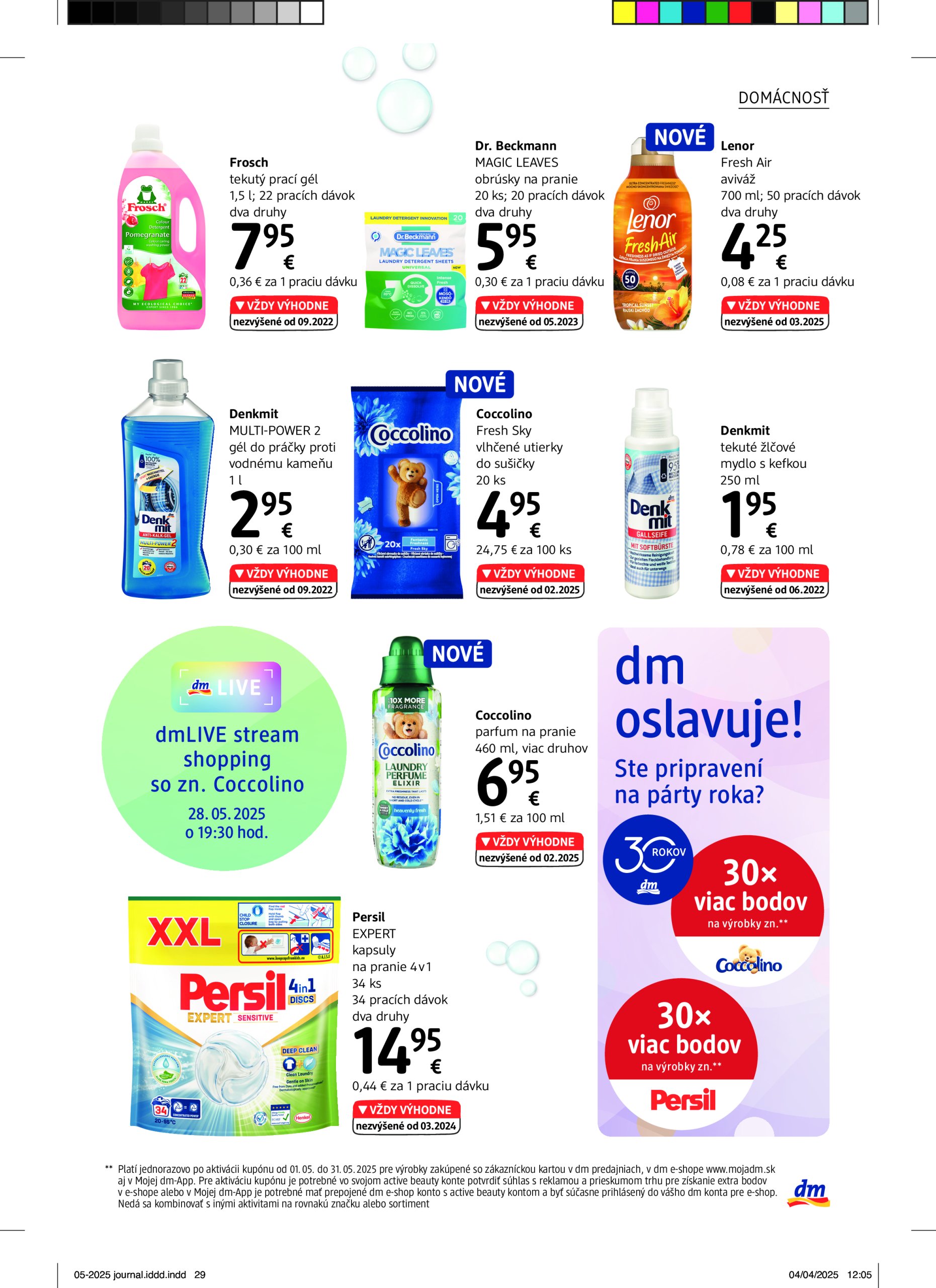 dm-drogerie - dm drogerie leták platný od 01.05. - 31.05. - page: 29