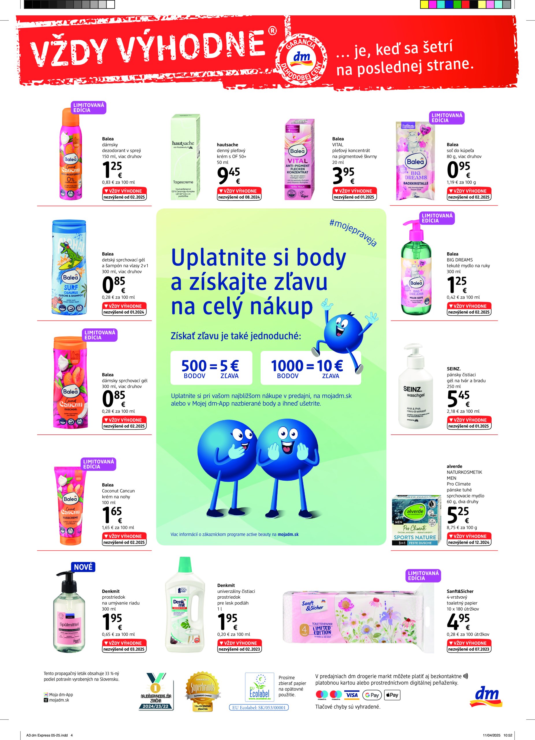 dm-drogerie - dm drogerie - Journal express leták platný od 15.05. - 31.05. - page: 4