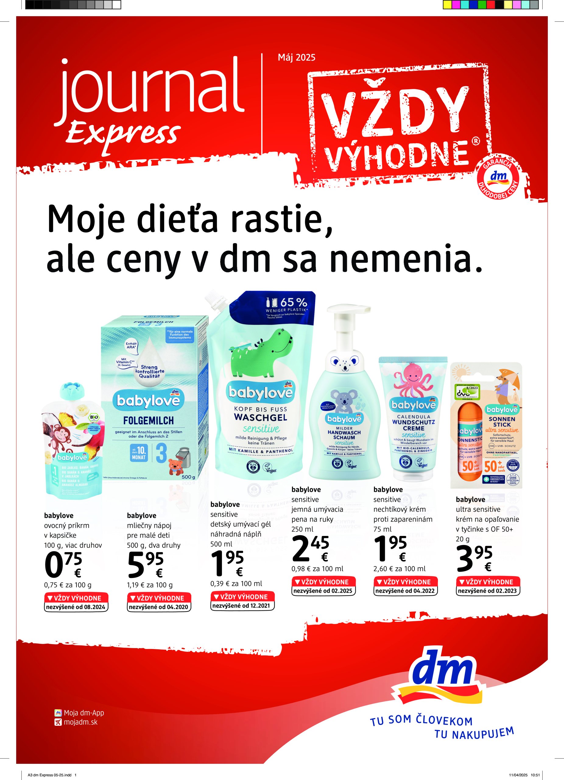 dm-drogerie - dm drogerie - Journal express leták platný od 15.05. - 31.05. - page: 1