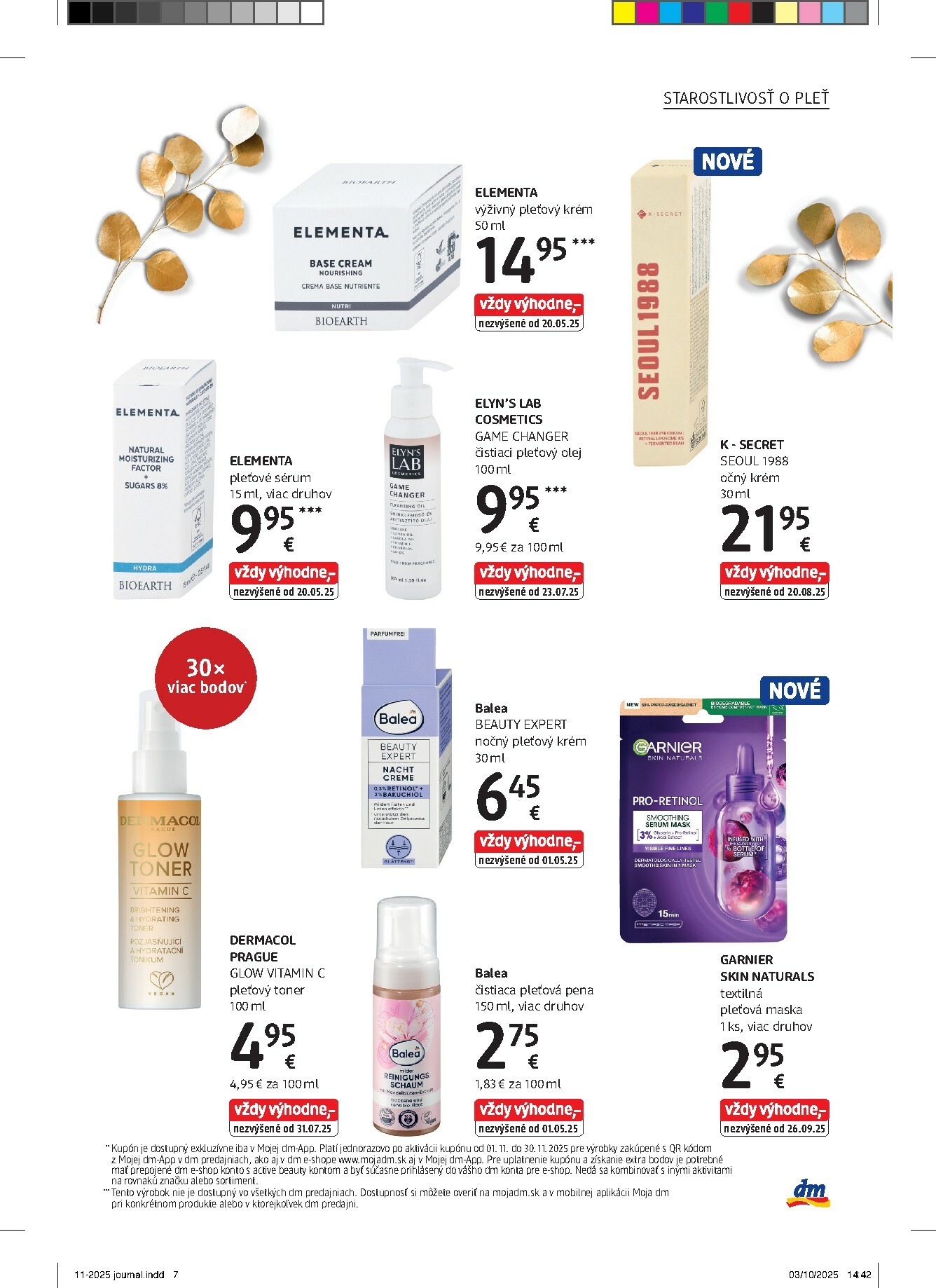 dm-drogerie - Leták dm drogerie platný od 01.11. do 30.11. - page: 7