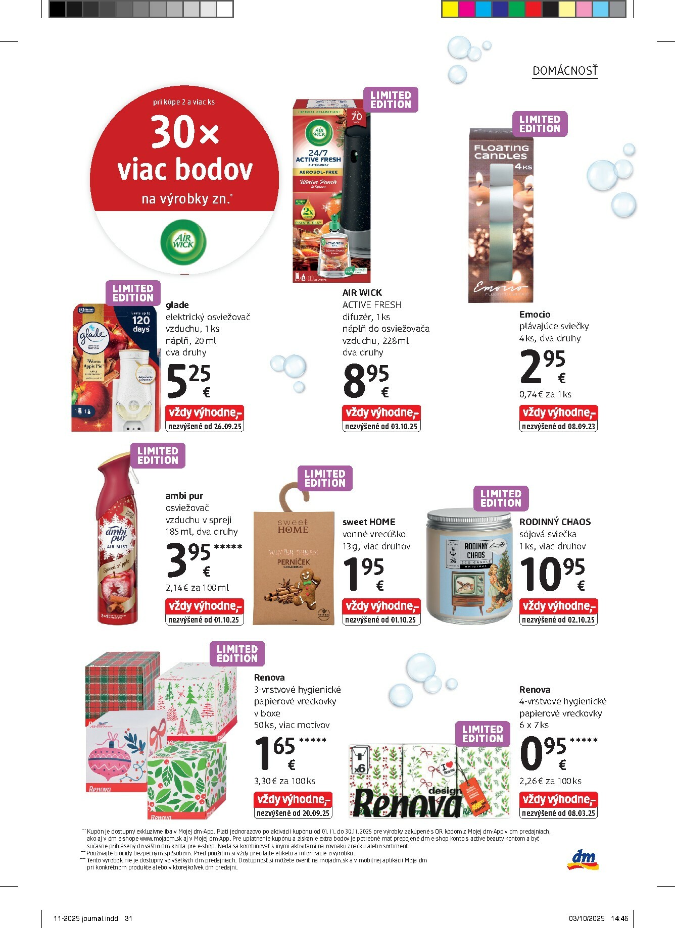 dm-drogerie - Leták dm drogerie platný od 01.11. do 30.11. - page: 31