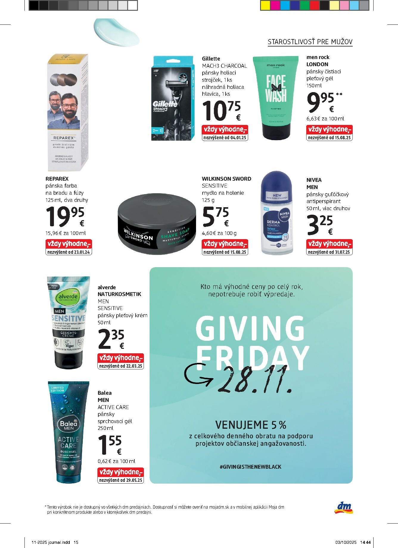 dm-drogerie - Leták dm drogerie platný od 01.11. do 30.11. - page: 15