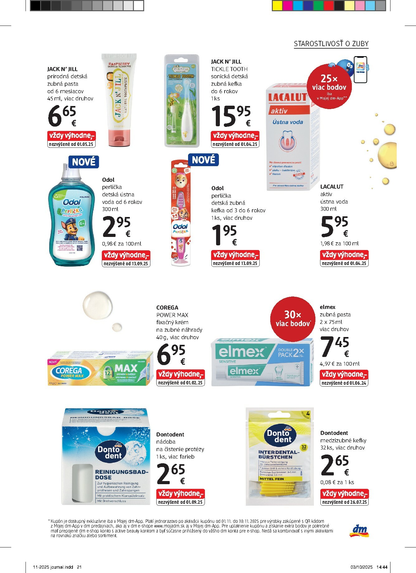 dm-drogerie - Leták dm drogerie platný od 01.11. do 30.11. - page: 21
