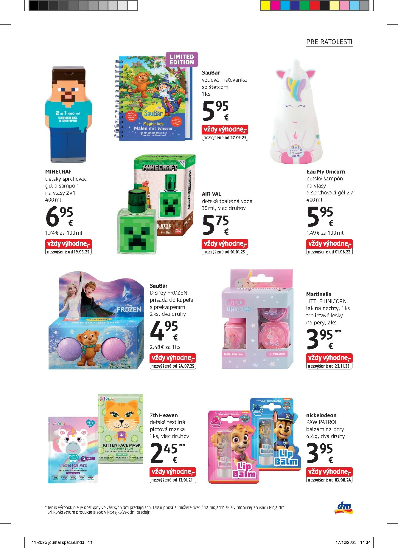 dm-drogerie - Leták dm drogerie platný od 16.11. do 30.11. - page: 11