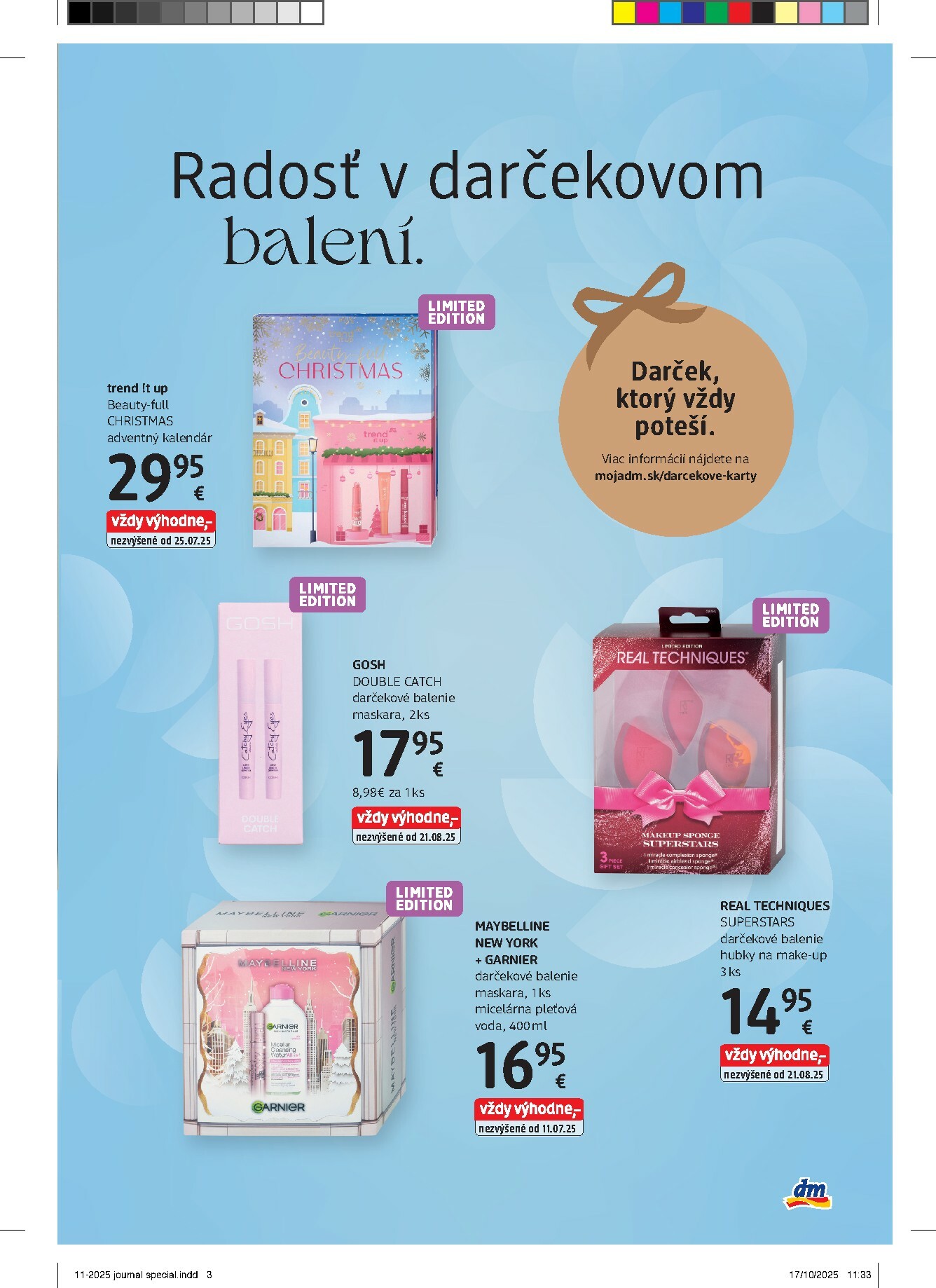 dm-drogerie - Leták dm drogerie platný od 16.11. do 30.11. - page: 3