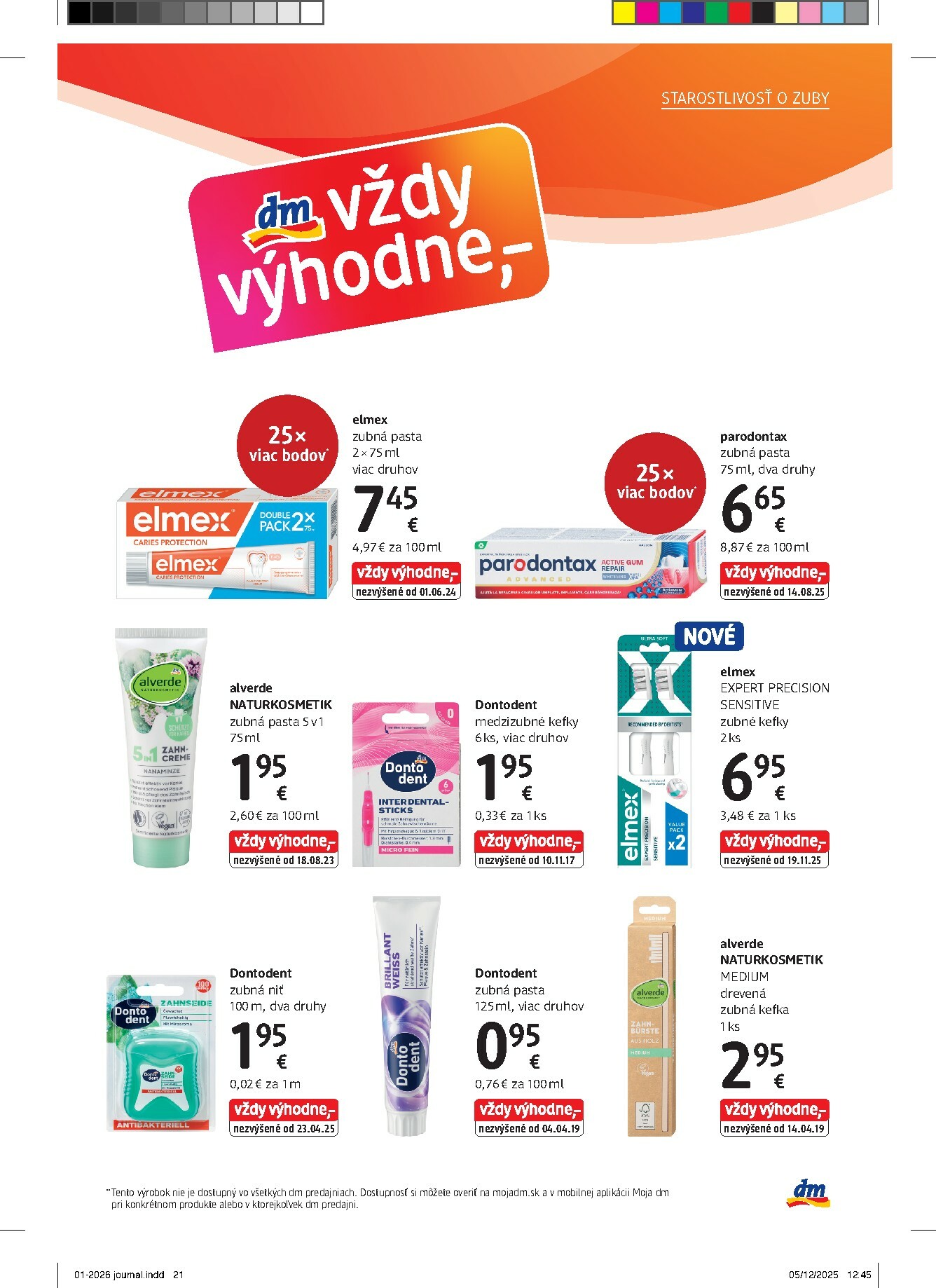 dm-drogerie - Leták dm drogerie platný od 01.01. do 31.01. - page: 21