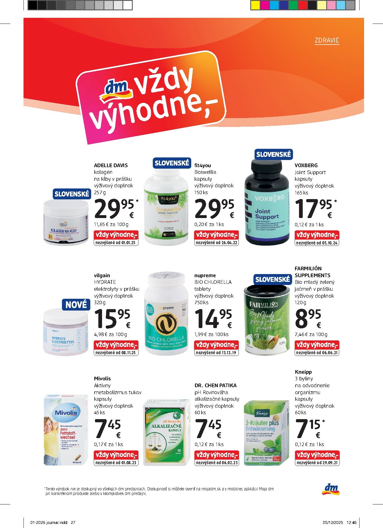 dm-drogerie - Leták dm drogerie platný od 01.01. do 31.01. - page: 27