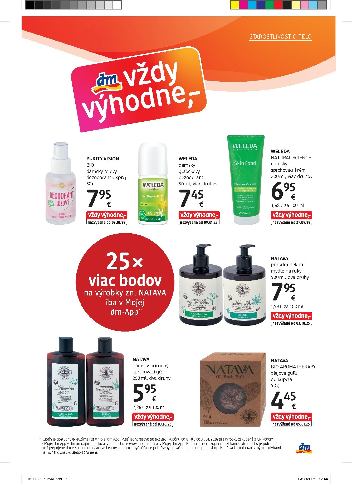 dm-drogerie - Leták dm drogerie platný od 01.01. do 31.01. - page: 7