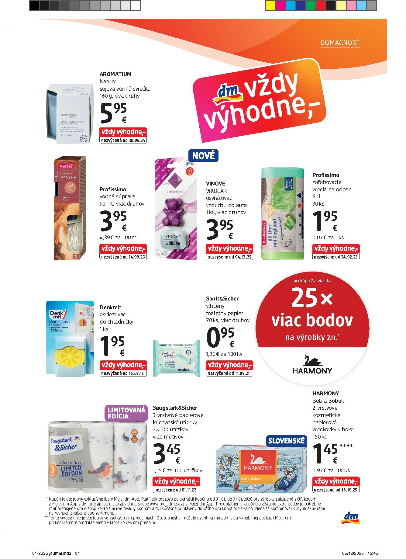 dm-drogerie - Leták dm drogerie platný od 01.01. do 31.01. - page: 31