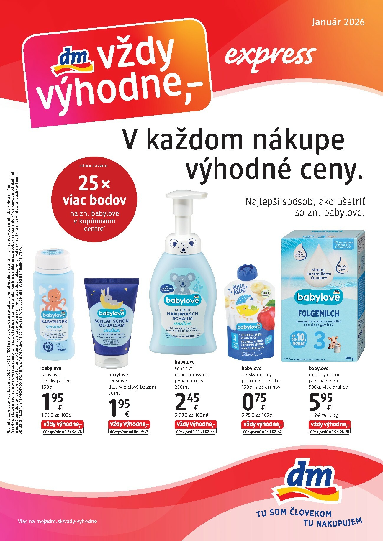 dm-drogerie - Leták dm drogerie - express platný od 01.01.2026 do 31.01.2026 - page: 1