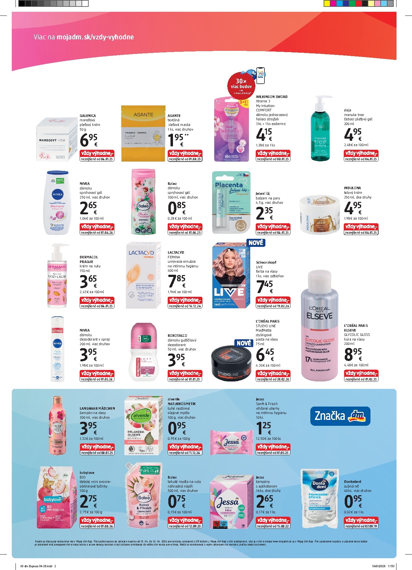dm-drogerie - Aktuálny leták dm drogerie - Express od štvrtka, 16.04.2026 do štvrtka, 30.04.2026 - page: 2