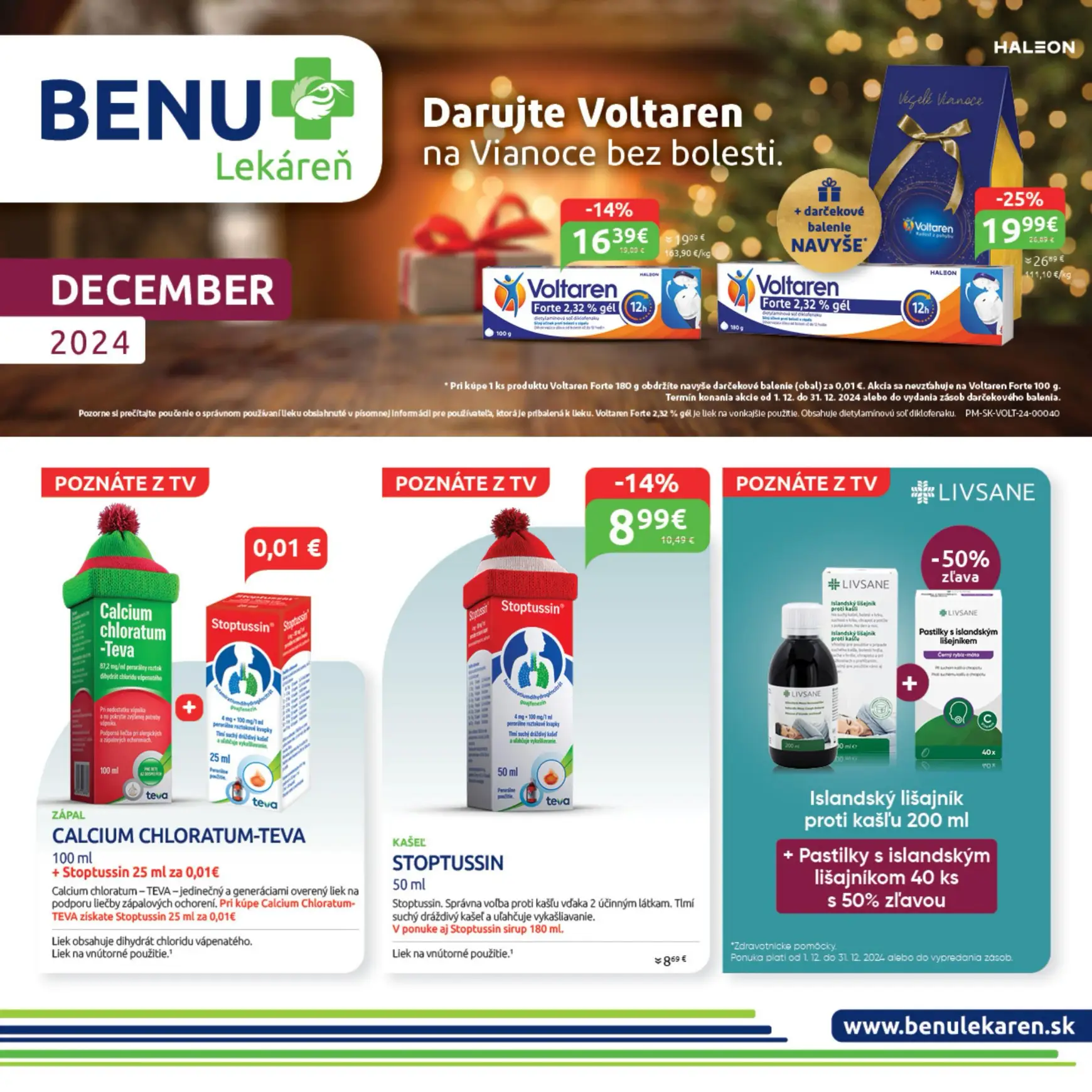 benu-lekaren - BENU Lekáreň leták platný od 02.12. - 31.12.