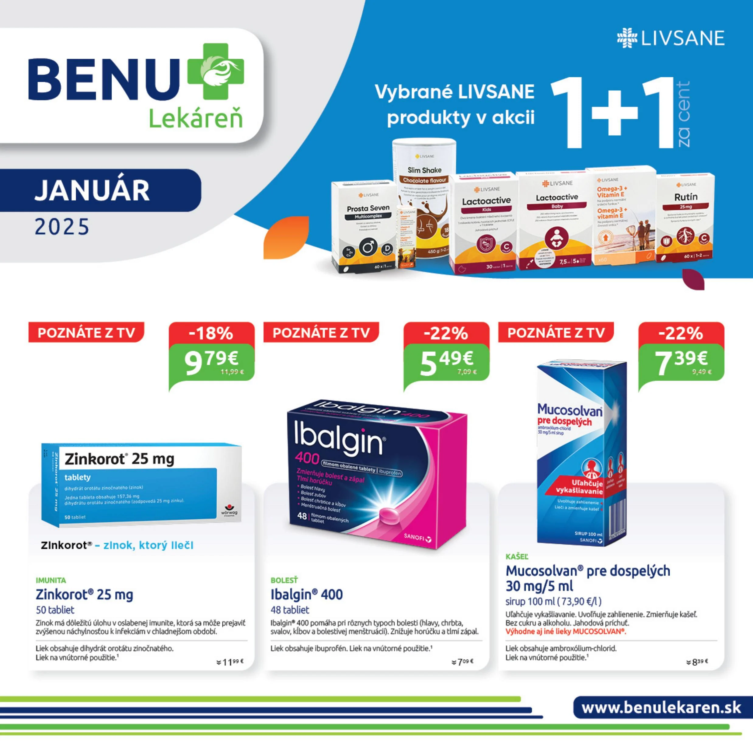 benu-lekaren - BENU Lekáreň leták platný od 02.01. - 31.01. - page: 1