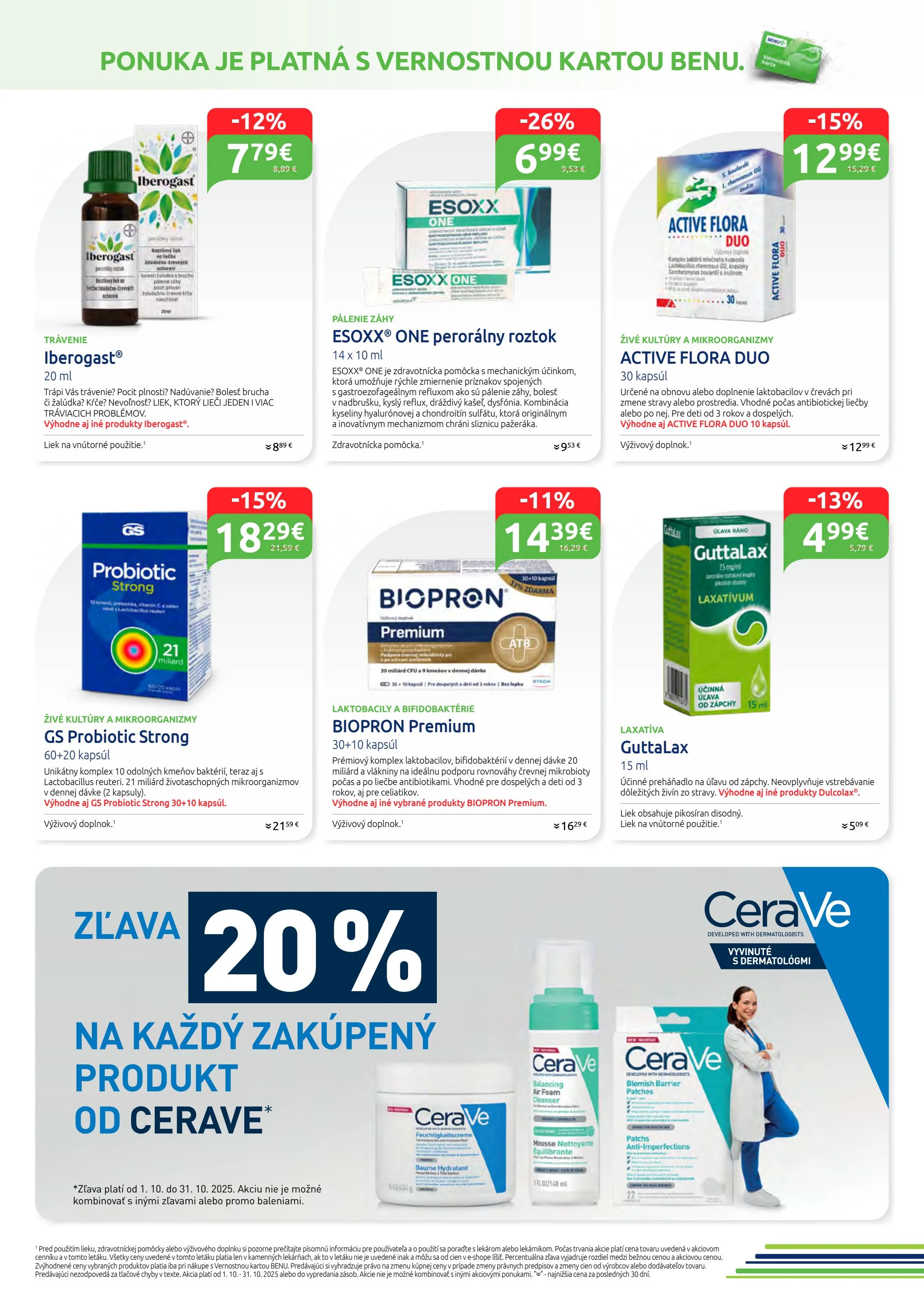 benu-lekaren - Leták BENU Lekáreň platný od 01.10. do 31.10. - page: 6