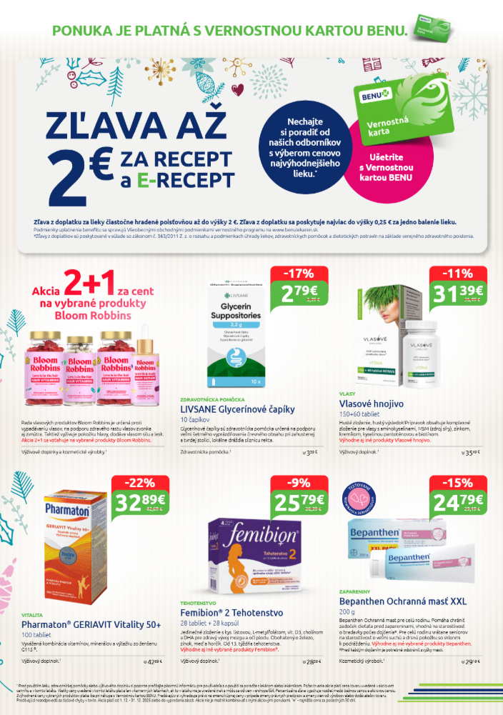 benu-lekaren - Leták BENU Lekáreň platný od 01.12. do 31.12. - page: 6