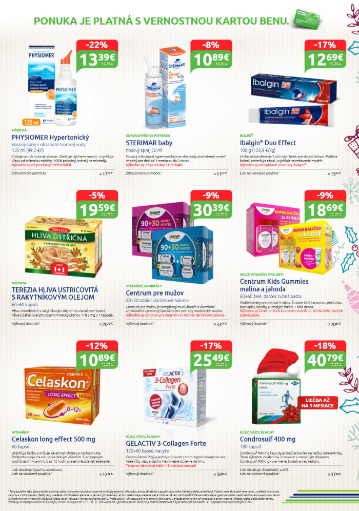 benu-lekaren - Leták BENU Lekáreň platný od 01.12. do 31.12. - page: 3