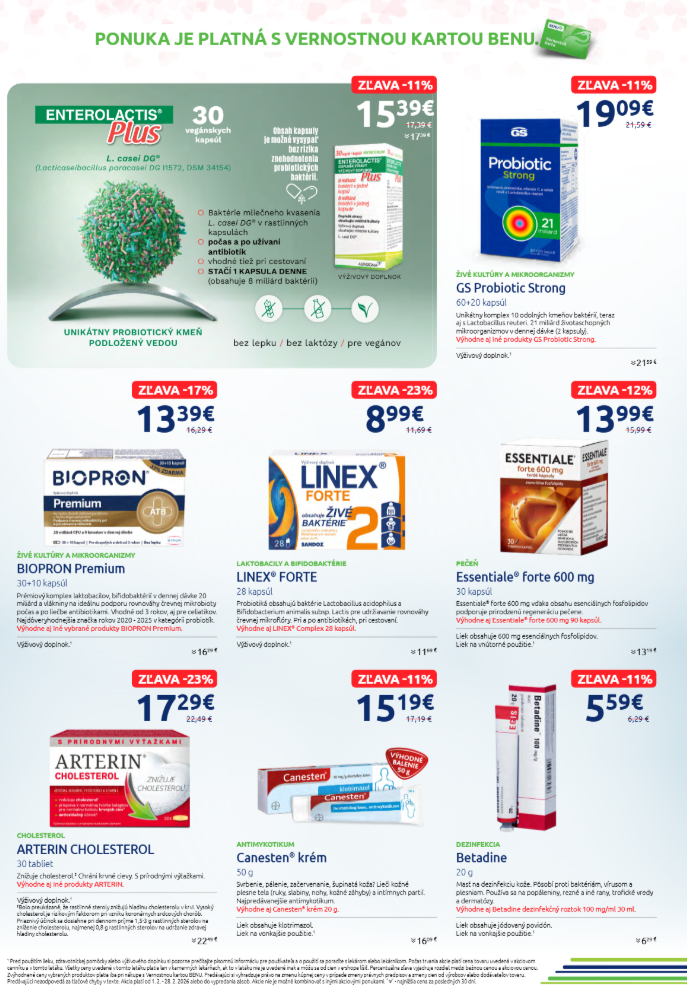 benu-lekaren - Leták BENU Lekáreň platný od 01.02.2026 do 28.02.2026 - page: 8