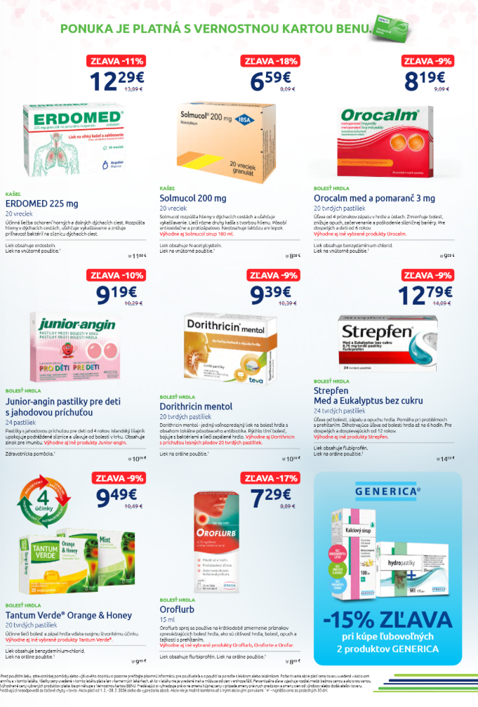 benu-lekaren - Leták BENU Lekáreň platný od 01.02.2026 do 28.02.2026 - page: 3