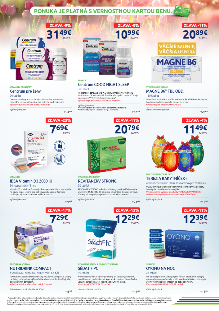 benu-lekaren - Leták BENU Lekáreň platný od 01.03.2026 do 31.03.2026 - page: 5