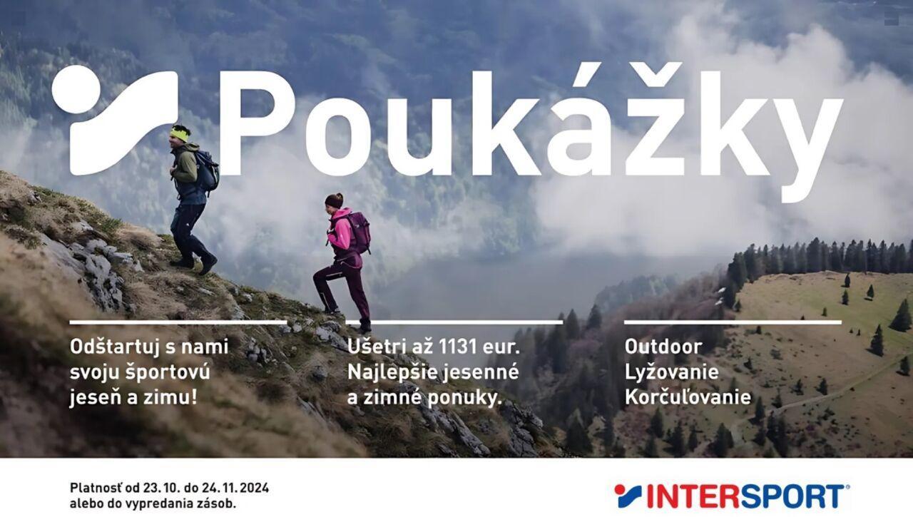 intersport - Intersport zľavové poukážky 23.10.2024 - 24.11.2024