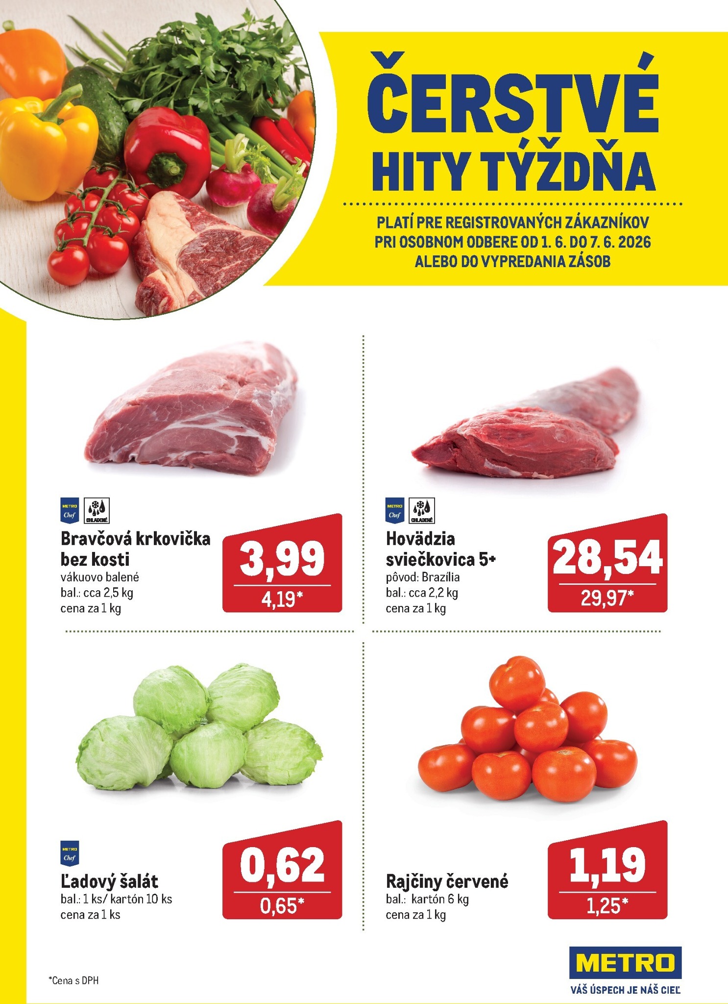 metro - Aktuálny Metro - Čerstvé hity týždňa leták od pondelka, 01.06.2026 do nedele, 07.06.2026