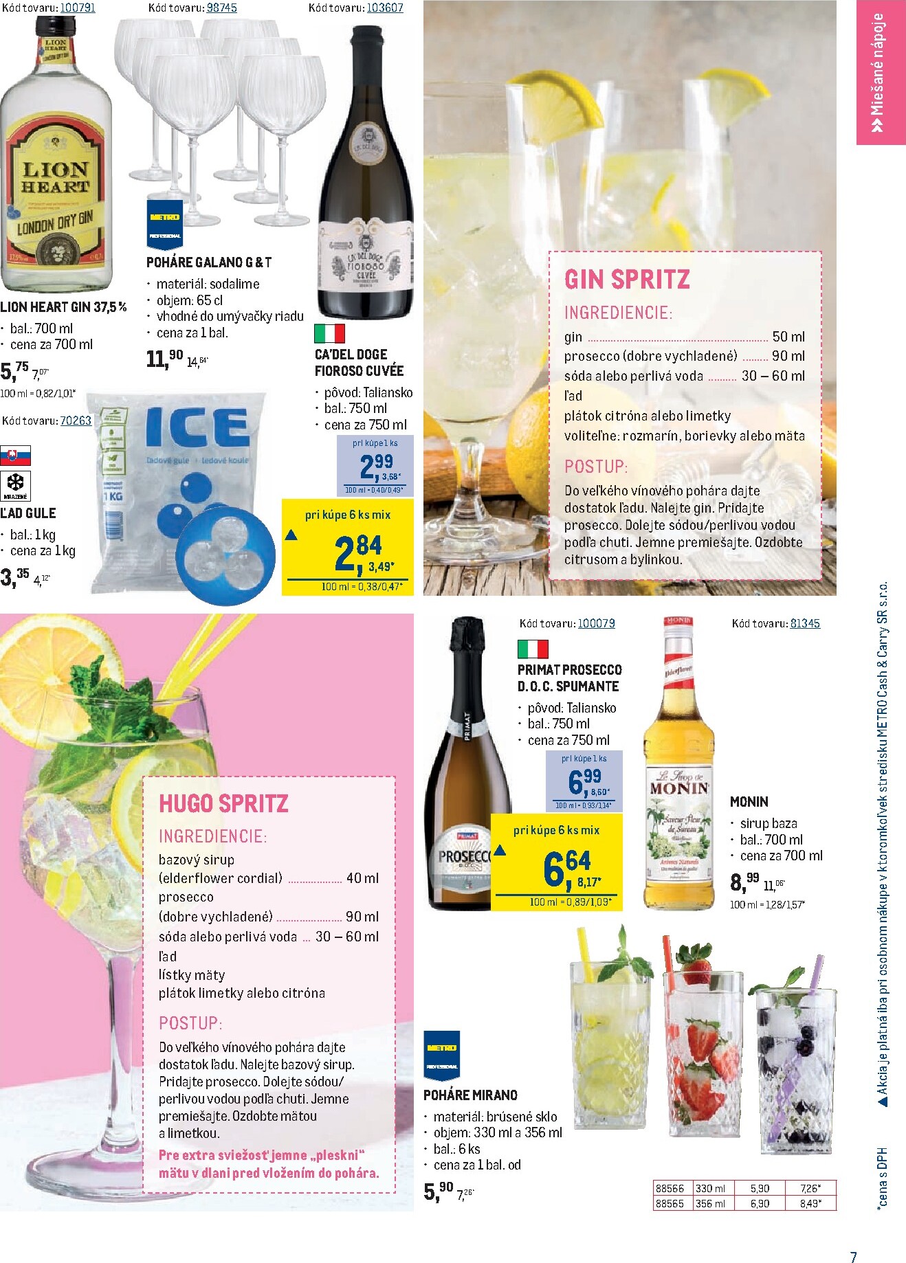 metro - Aktuálny Metro - Letné drinky leták od stredy, 03.06.2026 do utorka, 30.06.2026 - page: 7