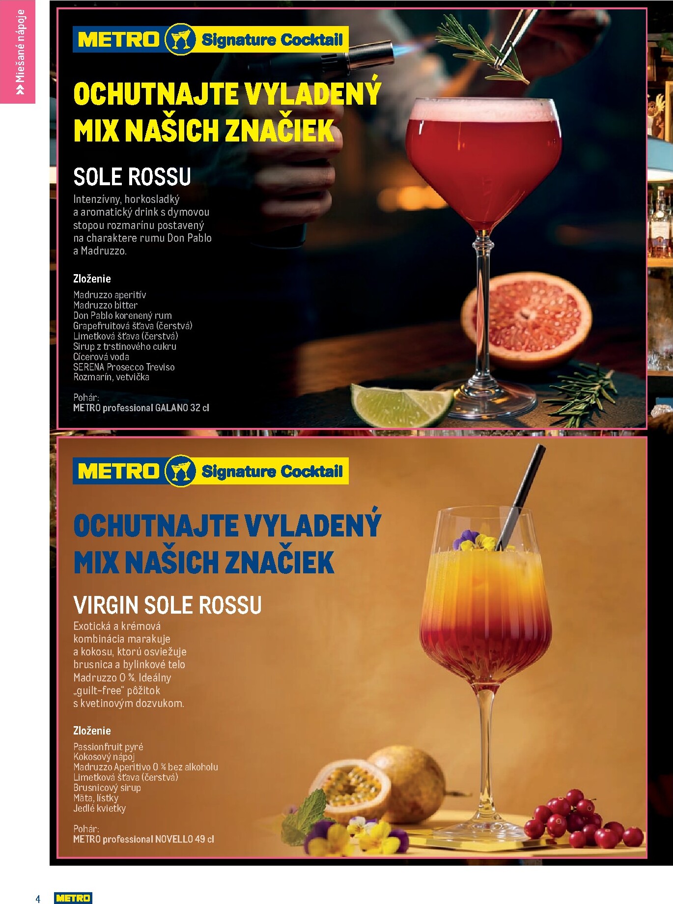metro - Aktuálny Metro - Letné drinky leták od stredy, 03.06.2026 do utorka, 30.06.2026 - page: 4