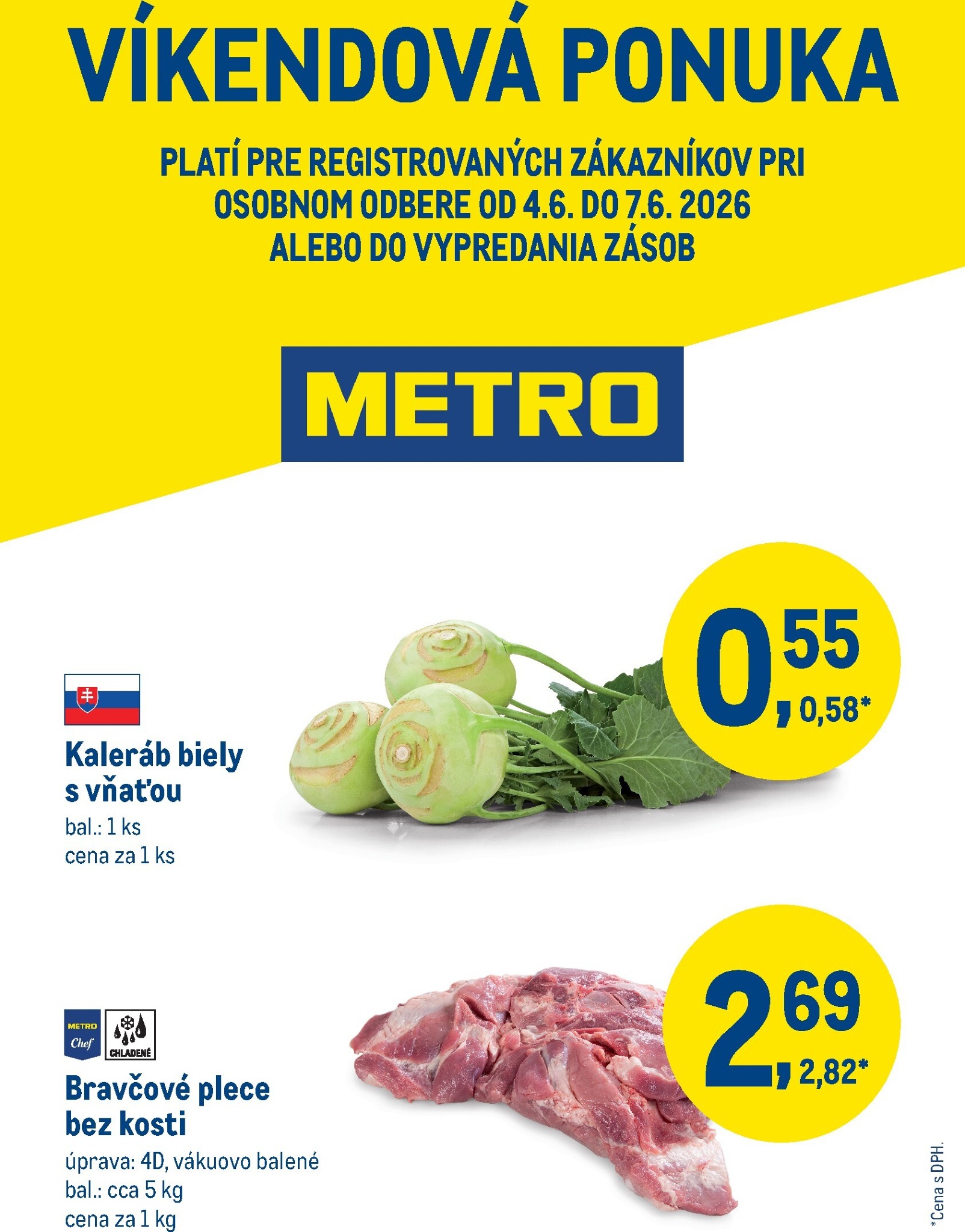 metro - Aktuálny Metro - Víkendová ponuka leták od štvrtka, 04.06.2026 do nedele, 07.06.2026