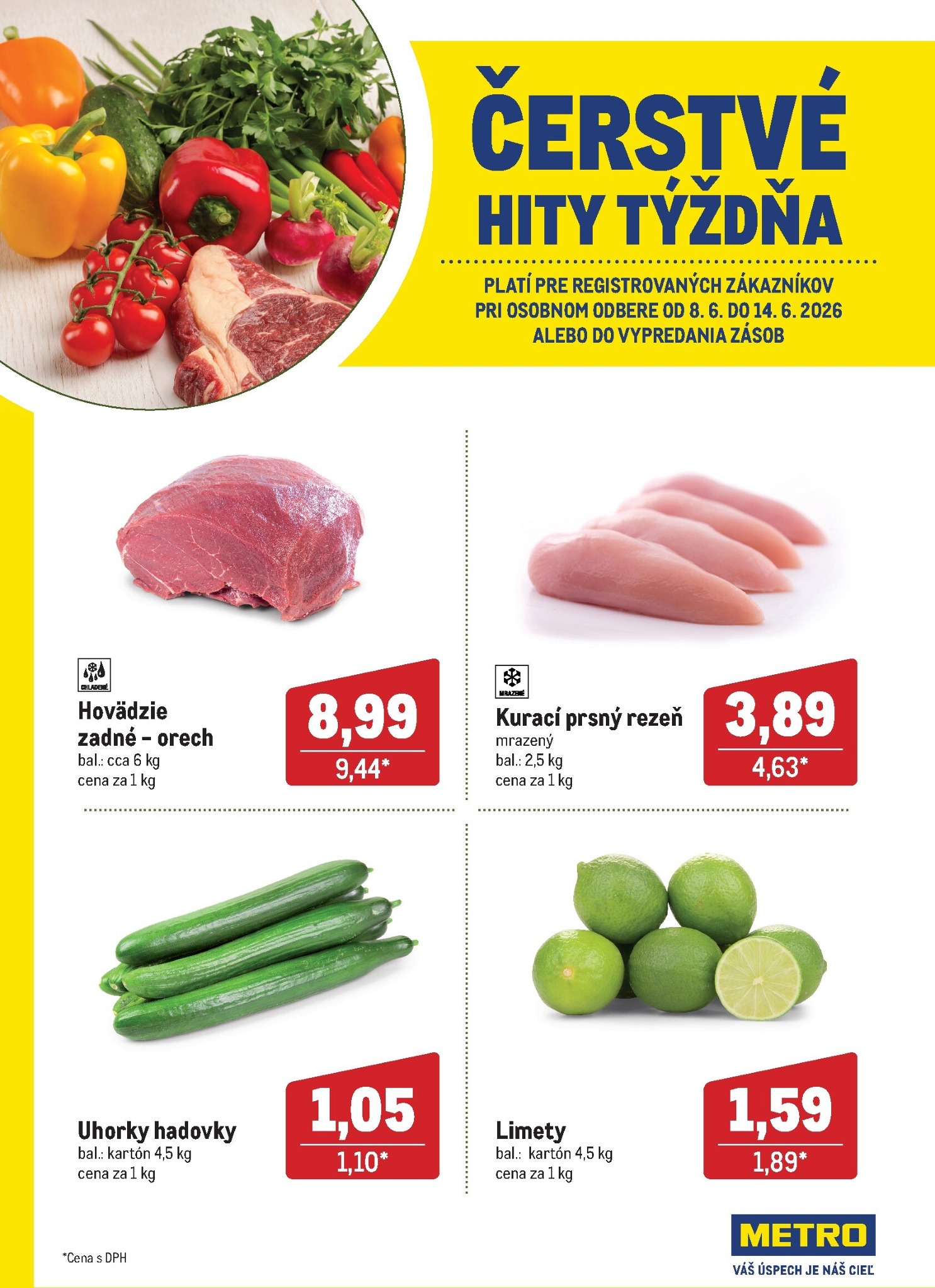 metro - Aktuálny Metro - Čerstvé hity týždňa leták od pondelka, 08.06.2026 do nedele, 14.06.2026