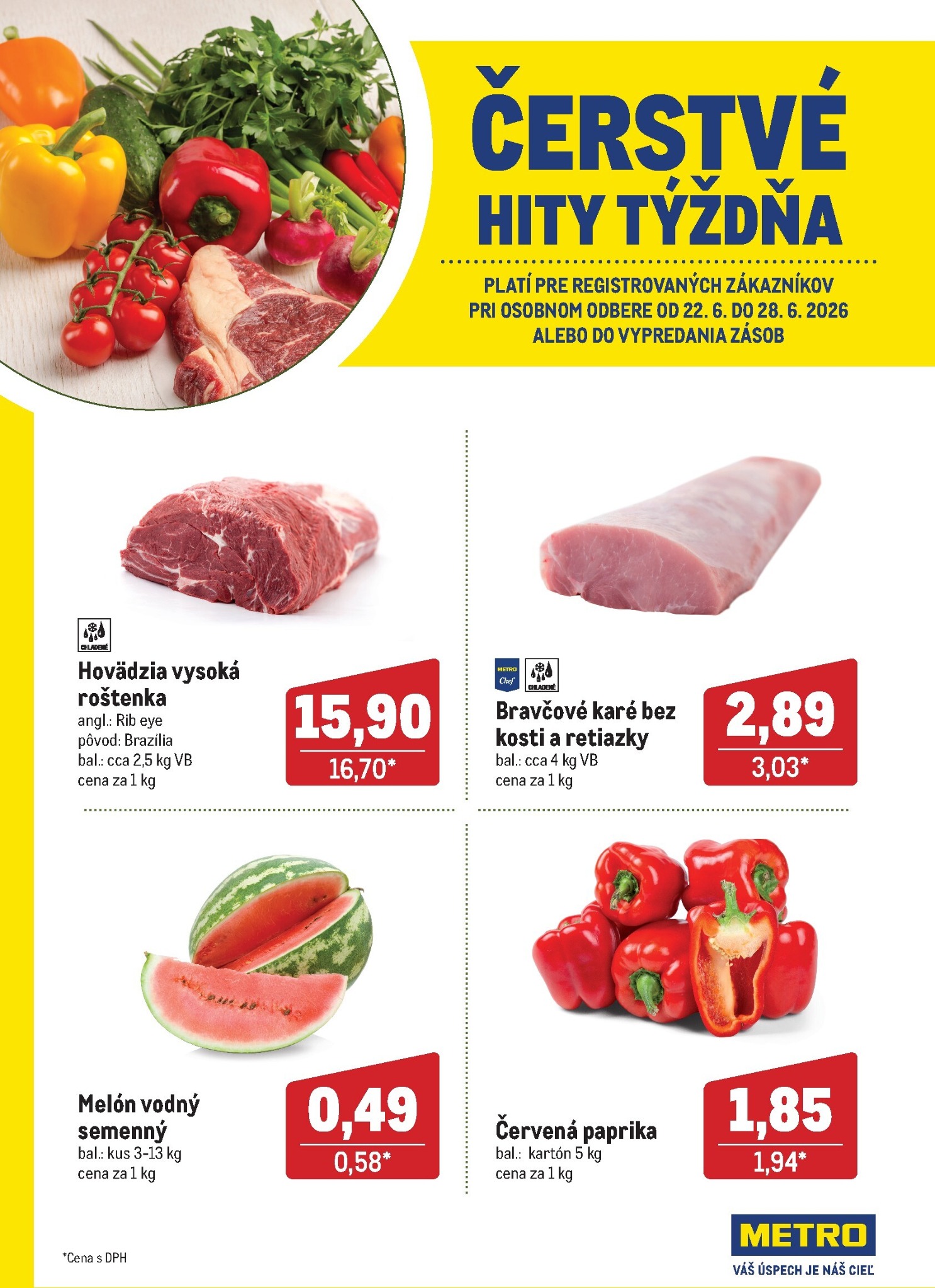 metro - Aktuálny Metro - Čerstvé hity týždňa leták od pondelka, 22.06.2026 do nedele, 28.06.2026