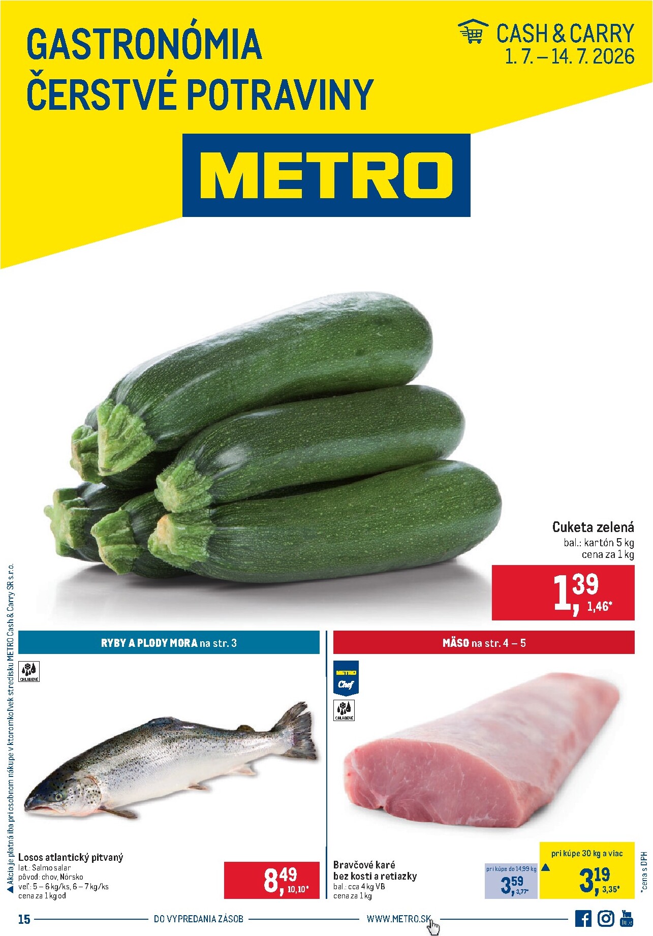 metro - Aktuálny Metro - Gastronómia leták od stredy, 01.07.2026 do utorka, 14.07.2026