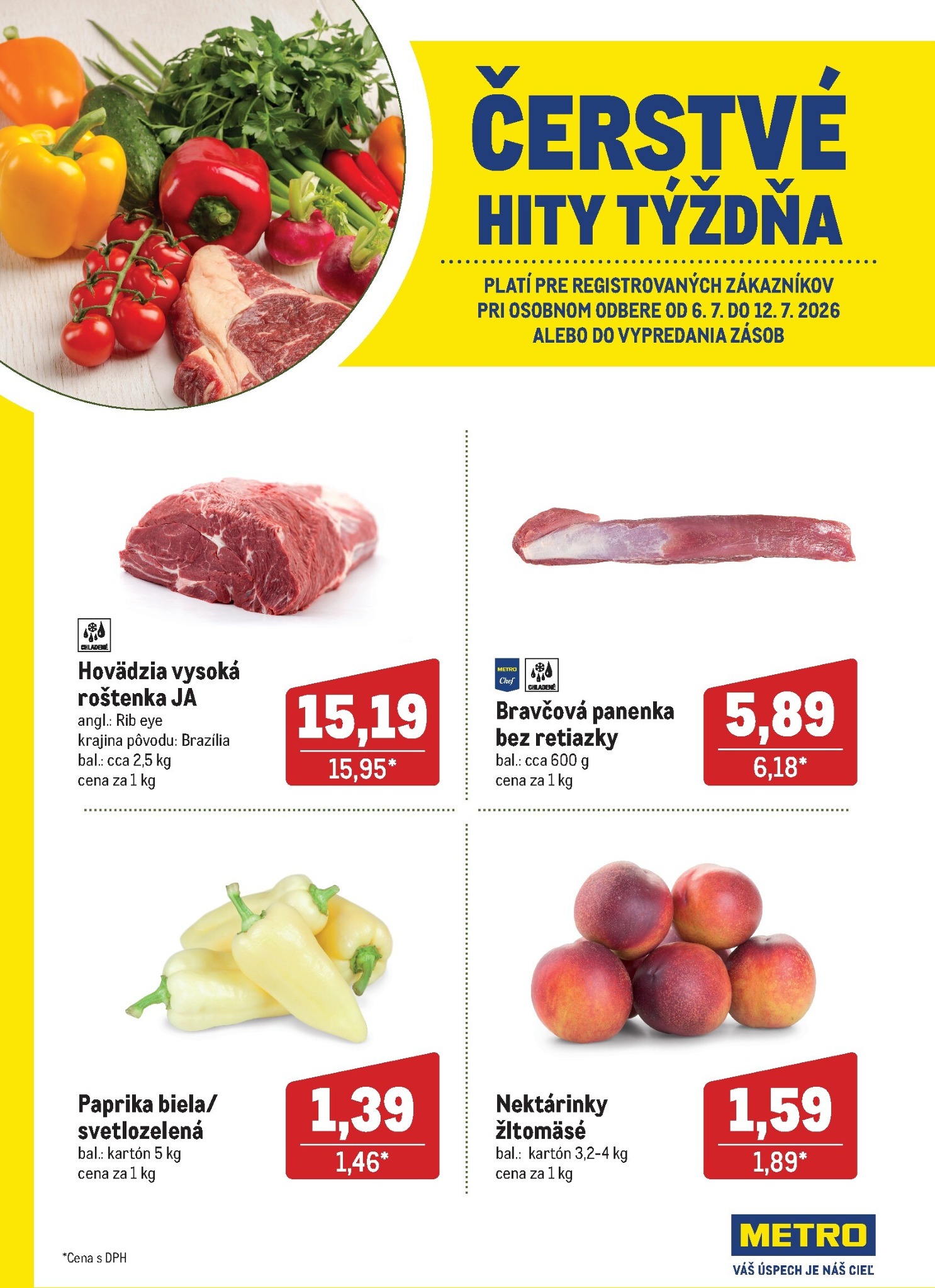 metro - Aktuálny Metro - Čerstvé hity týždňa leták od pondelka, 06.07.2026 do nedele, 12.07.2026