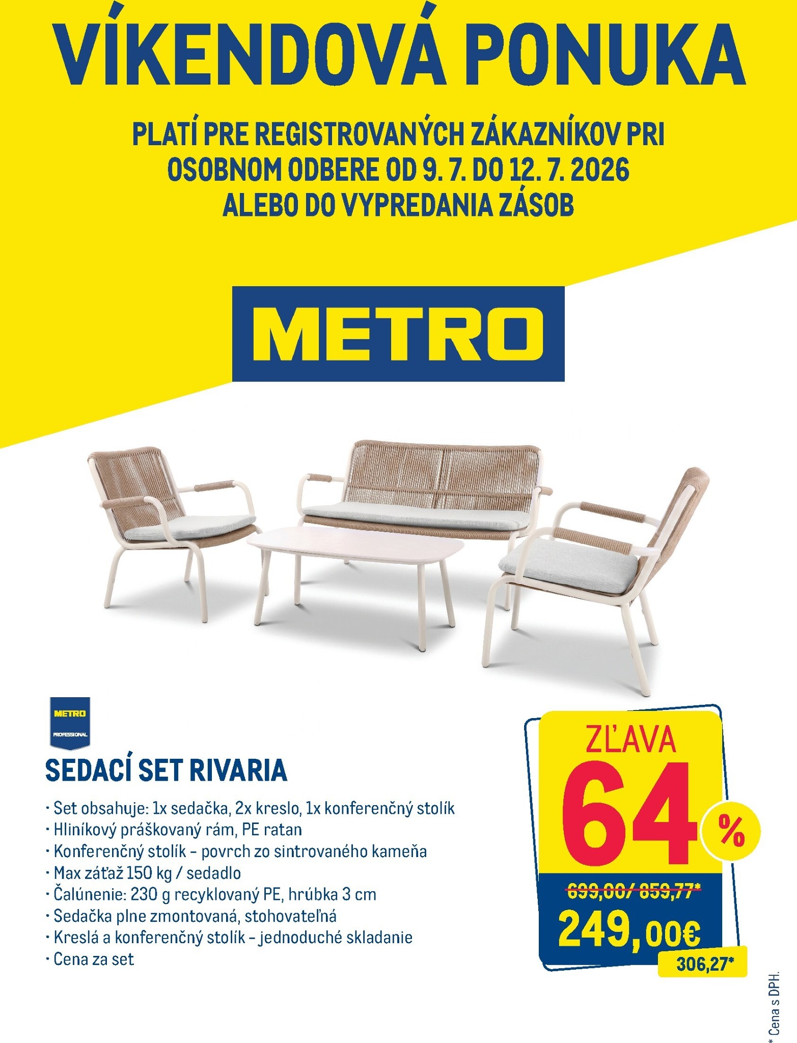 metro - Aktuálny Metro - Víkendová ponuka leták od štvrtka, 09.07.2026 do nedele, 12.07.2026