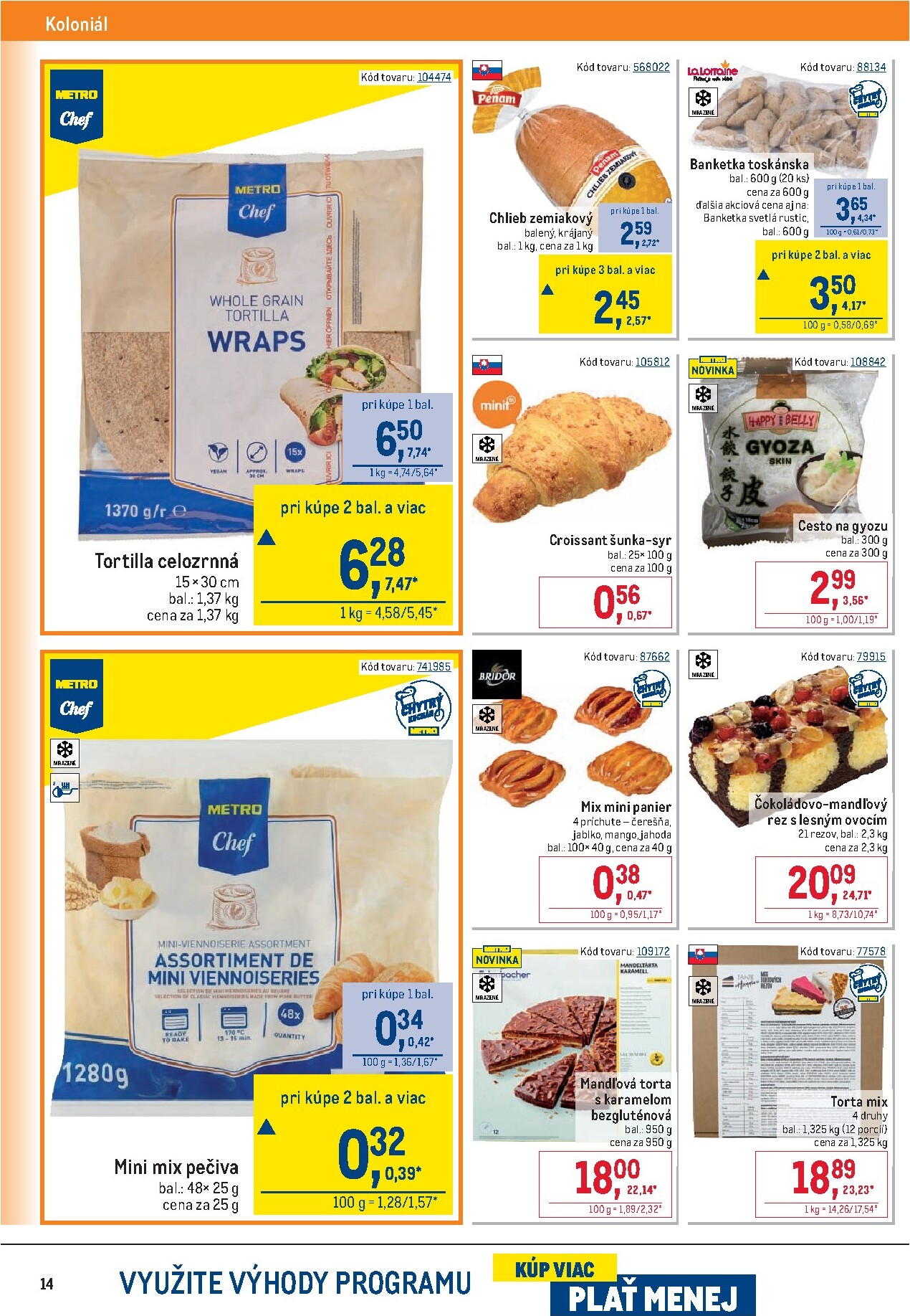 metro - Aktuálny Metro - Gastronómia leták od stredy, 15.07.2026 do utorka, 11.08.2026 - page: 14