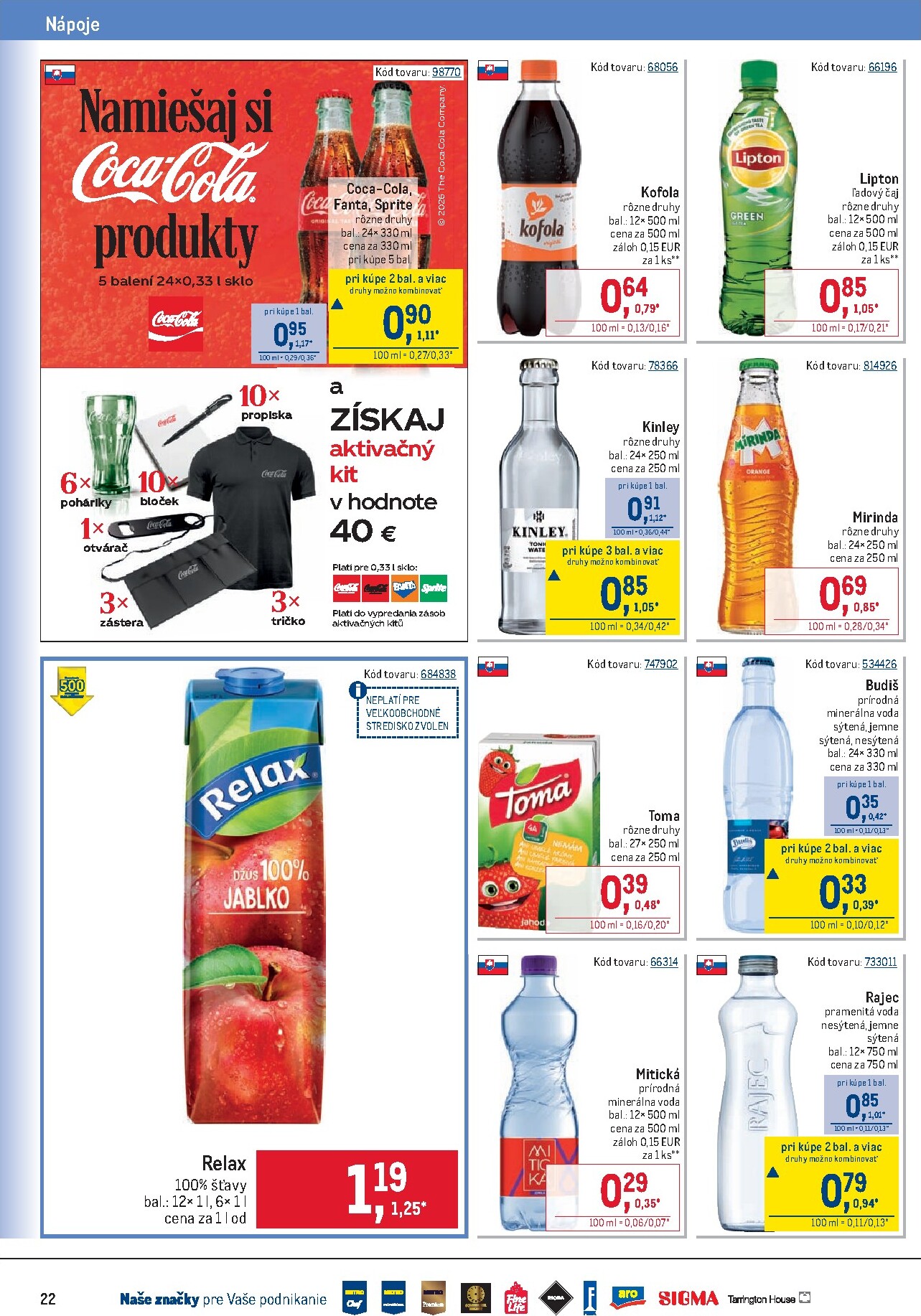 metro - Aktuálny Metro - Gastronómia leták od stredy, 15.07.2026 do utorka, 11.08.2026 - page: 22